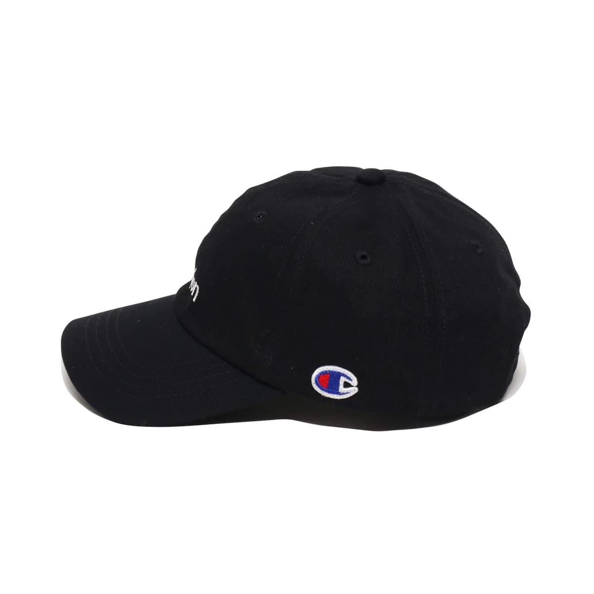 CHAMPION ウェーブ ロゴ ツイル ロー キャップ クロ 18FA-Iの画像