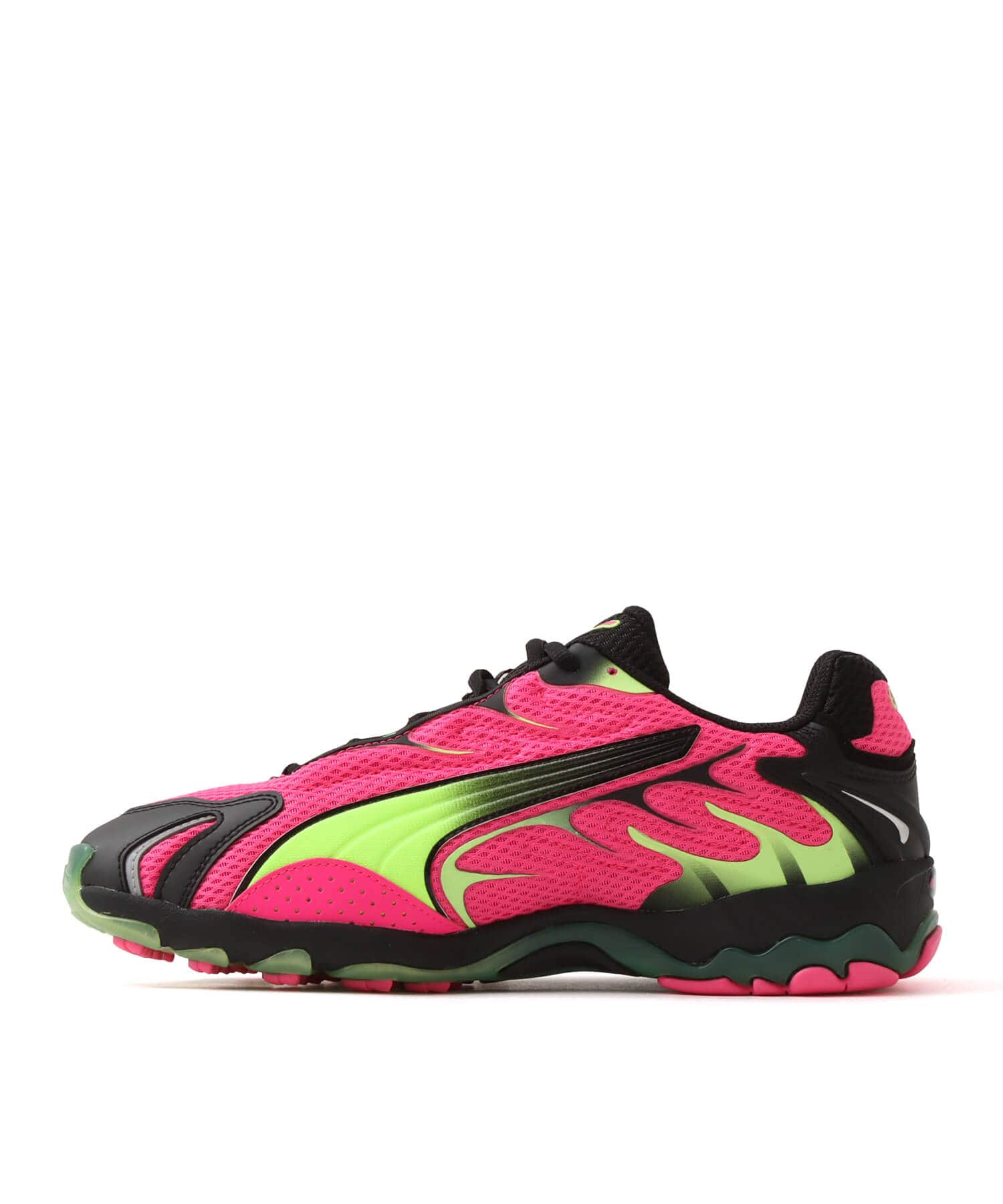 PUMA INHALE FLURO PINK PES-GREEN GLAREの画像