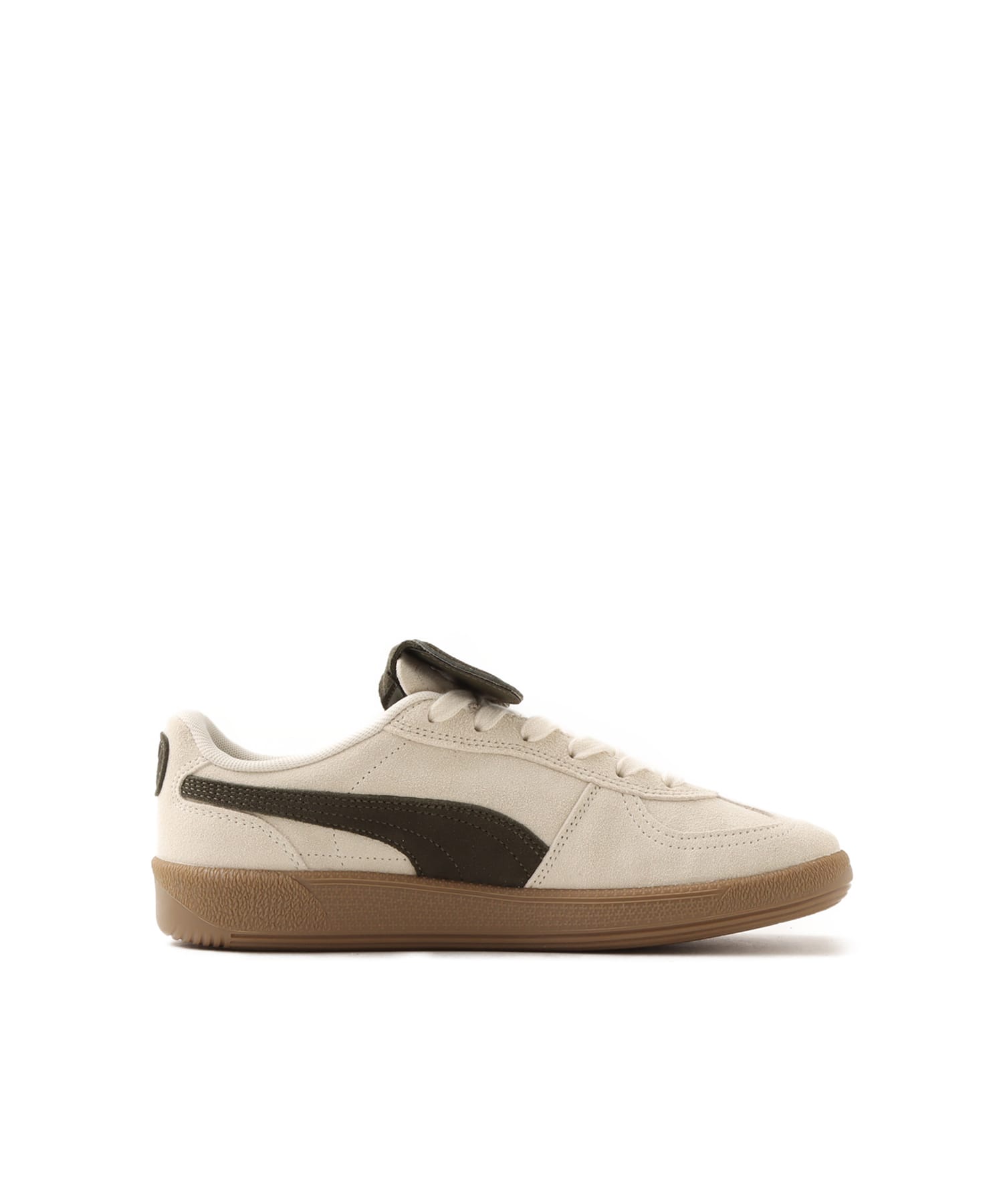 PUMA PALERMO PREMIUM SUEDE ALPINE SNOW-DARK OLIVE-PUMAの画像
