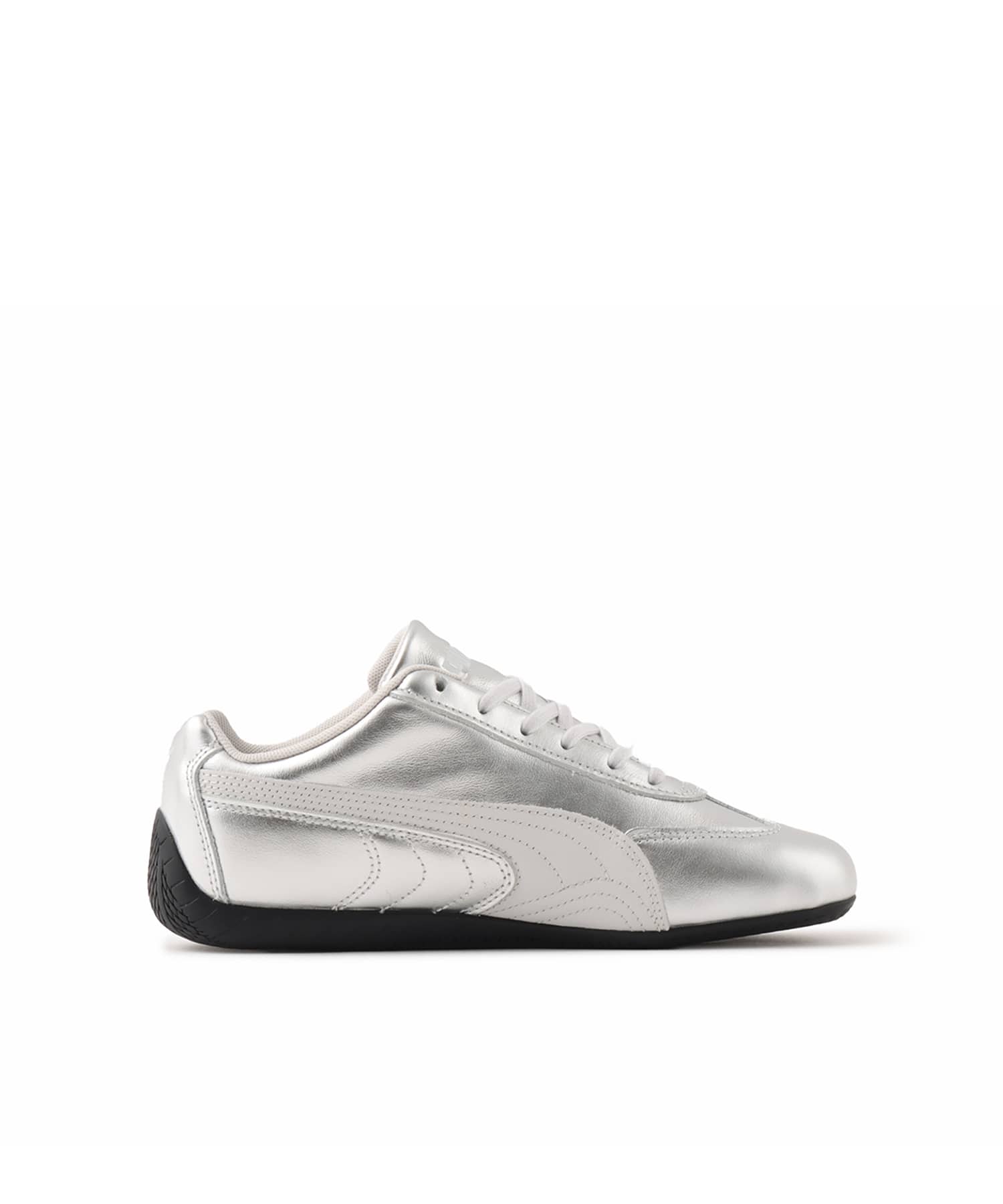 PUMA SPEEDCAT SILVER WNS FEATHER GRAY-PUMA BLACKの画像