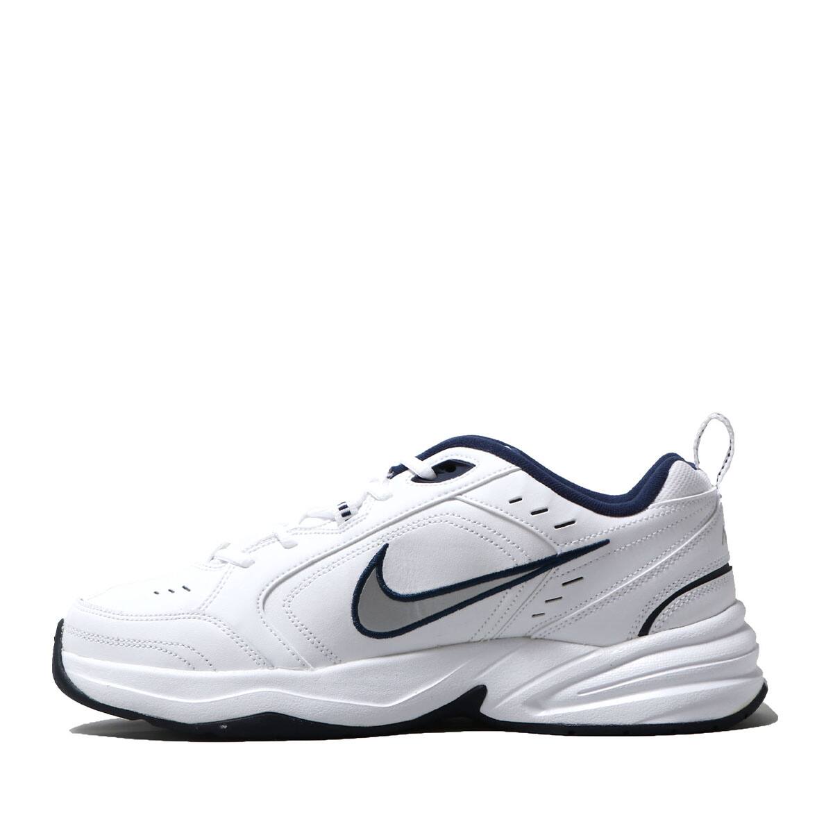 Nike Air Monarch Iv White Metallic Silver 18ho I