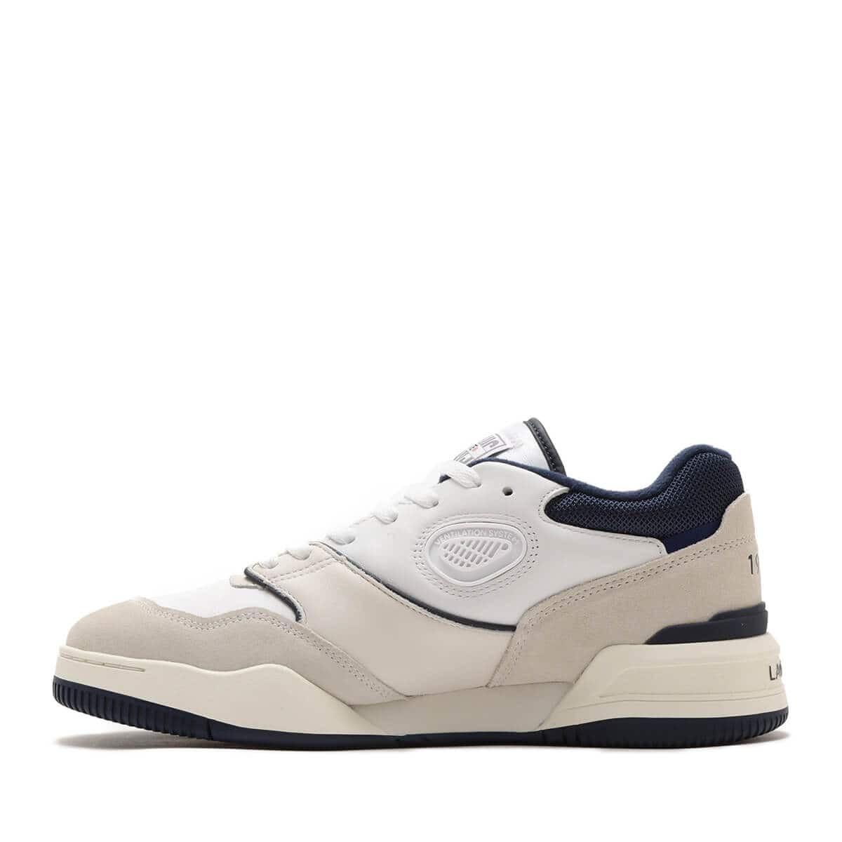 LACOSTE LINESHOT 124 1 SMA WHT/NVY 24SP-I（ラコステ ライン