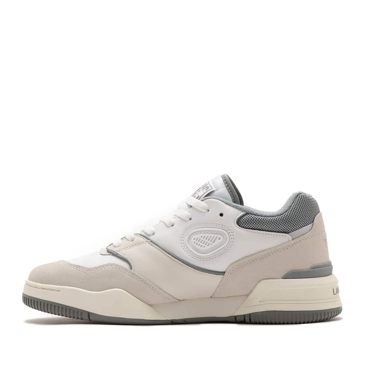 LACOSTE LINESHOT 124 1 SMA WHT/GRY 24SP-Iの画像