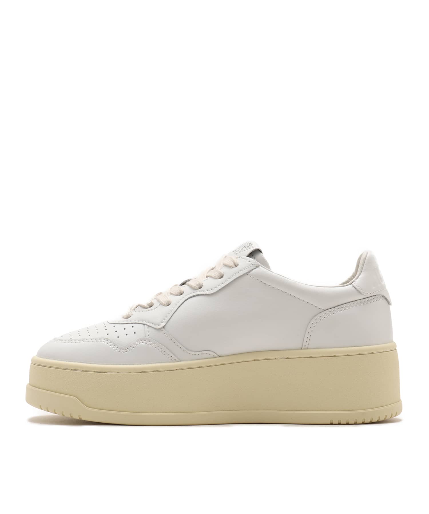 AUTRY PLATFORM LOW WHITEの画像
