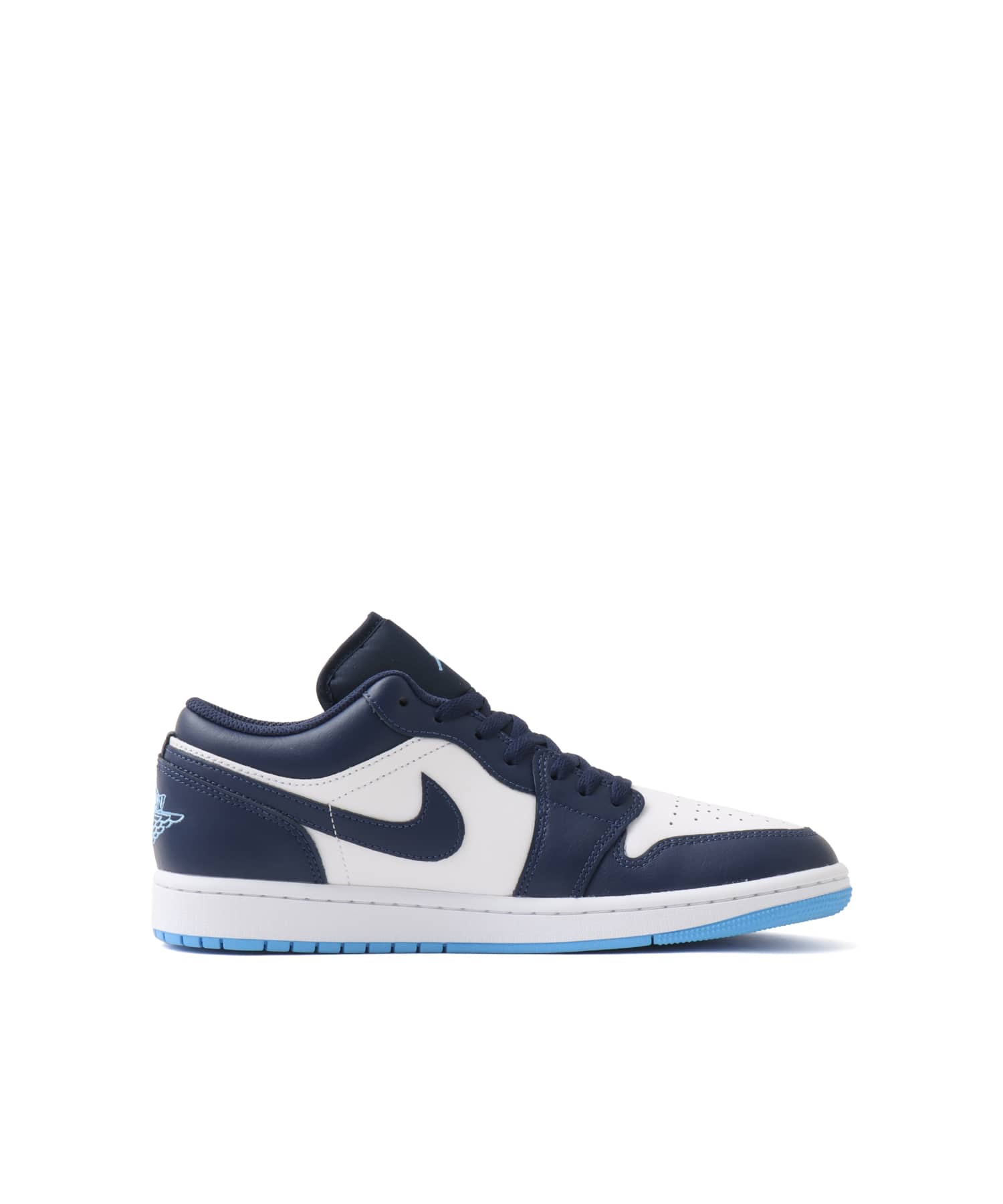 JORDAN BRAND AIR JORDAN 1 LOW MIDNIGHT NAVY/UNIVERSITY BLUE-WHITEの画像