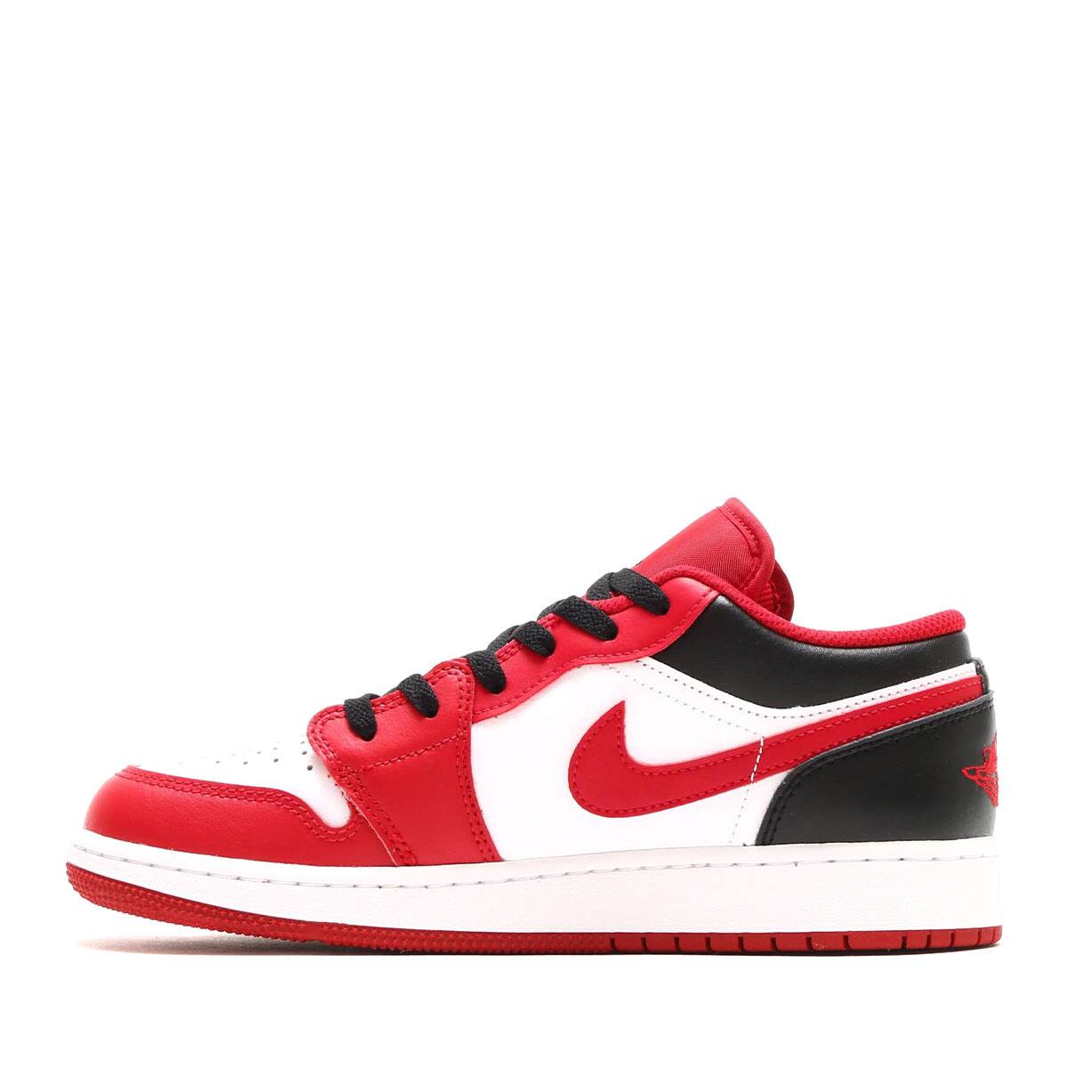 JORDAN BRAND AIR JORDAN 1 LOW (GS) WHITE/GYM RED-BLACK 22SU-I