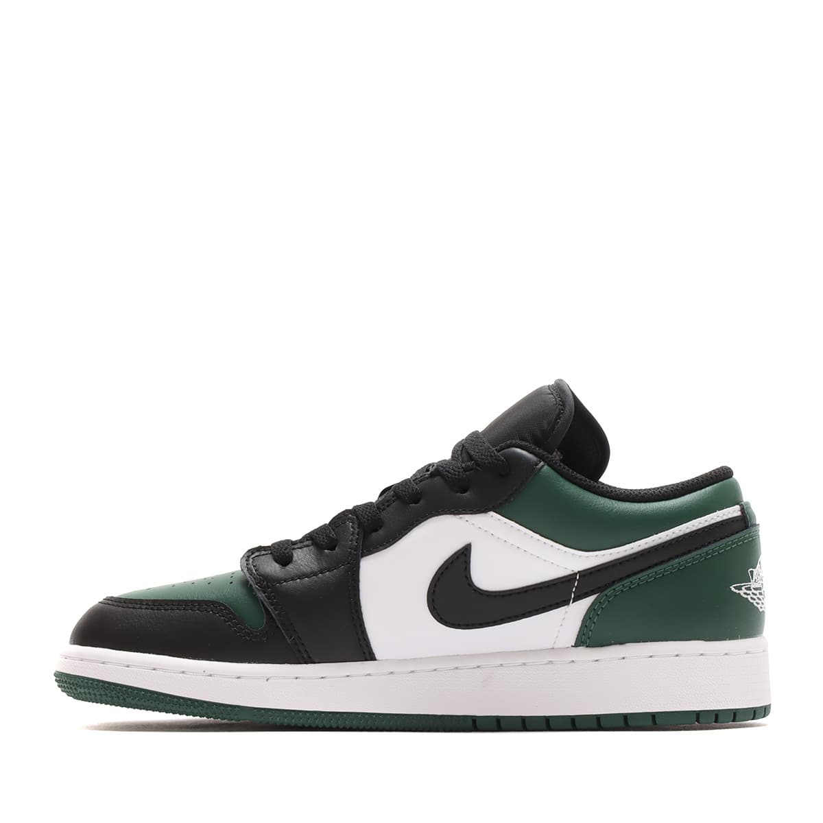 JORDAN BRAND AIR JORDAN 1 LOW (GS) NOBLE GREEN/POLLEN-WHITE-BLACK