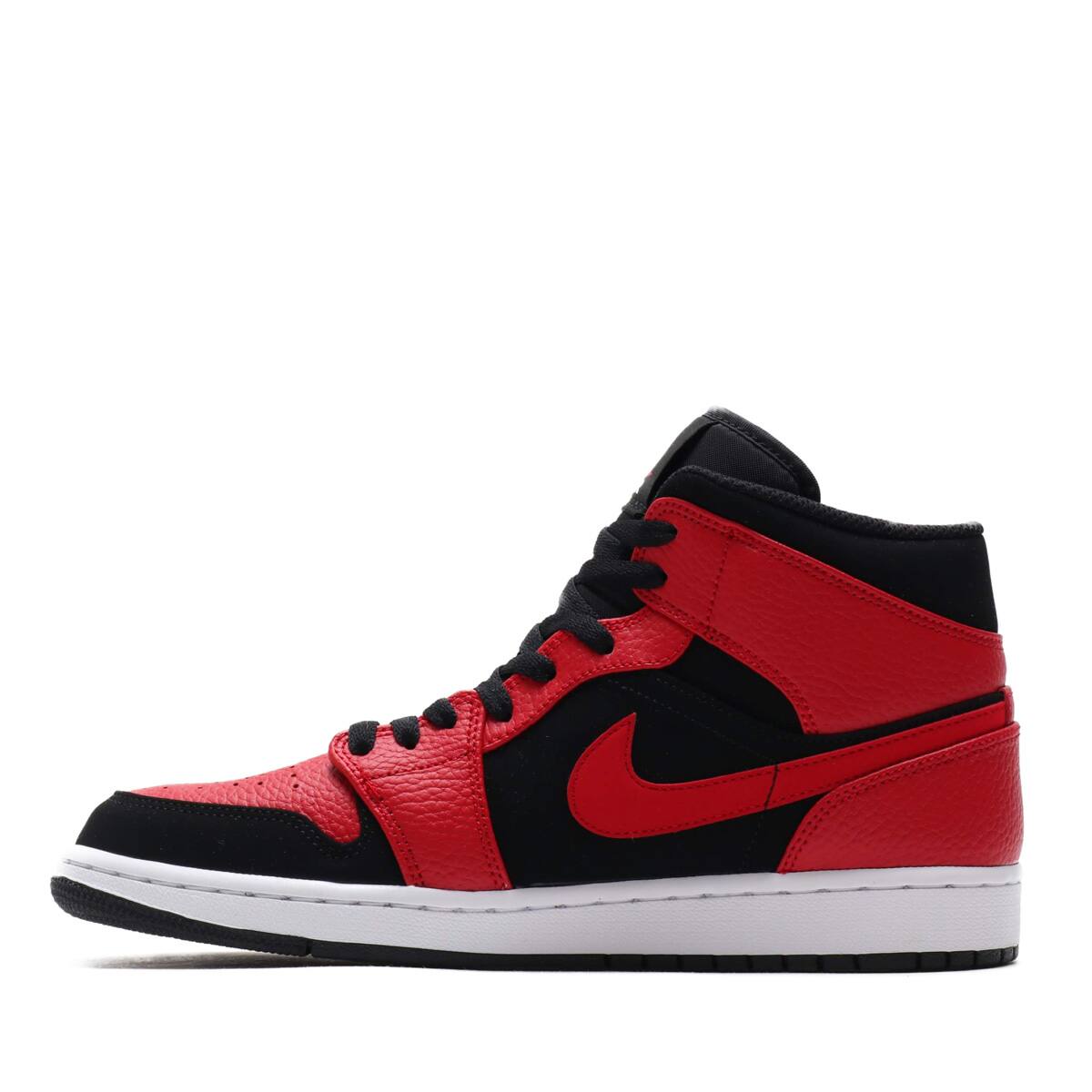 JORDAN BRAND AIR JORDAN 1 MID BLACK/GYM RED-WHITE 18HO-I