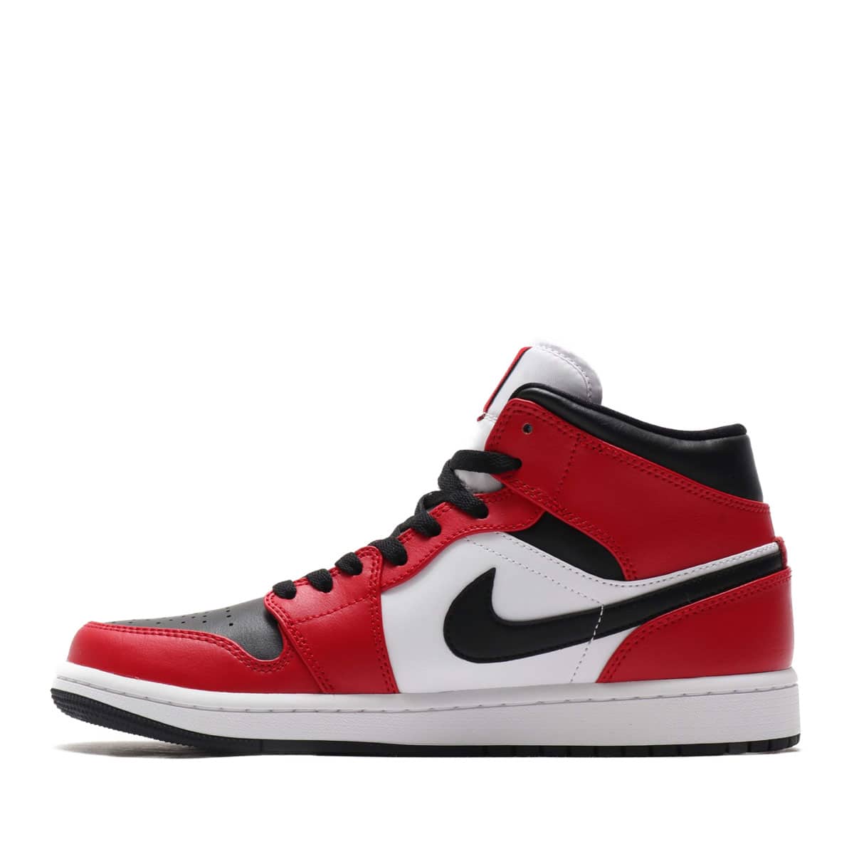 JORDAN BRAND AIR JORDAN 1 MID BLACK/BLACK-GYM RED 20SU-Sの画像