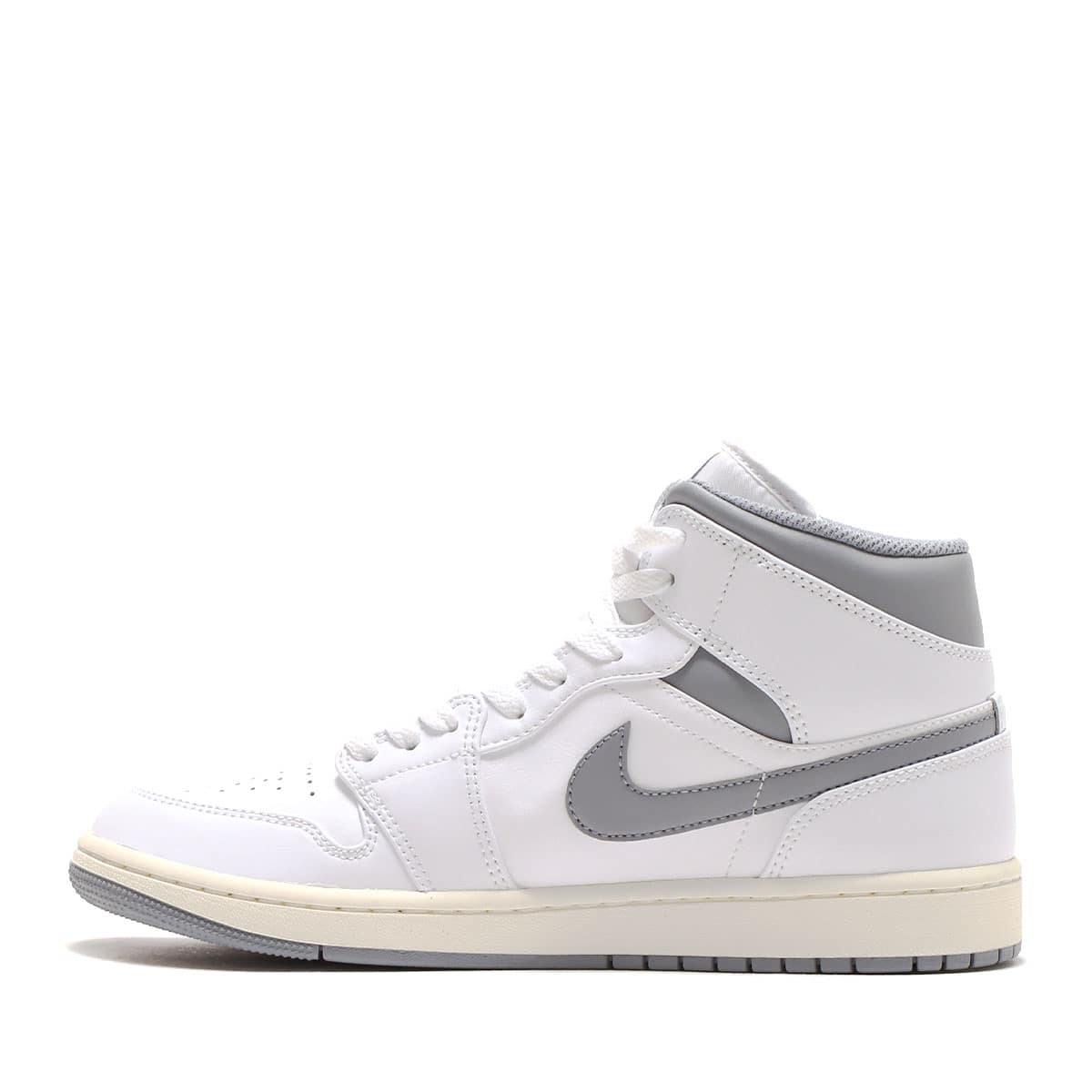 JORDAN BRAND AIR JORDAN 1 MID WHITE/STEALTH 22FA-I