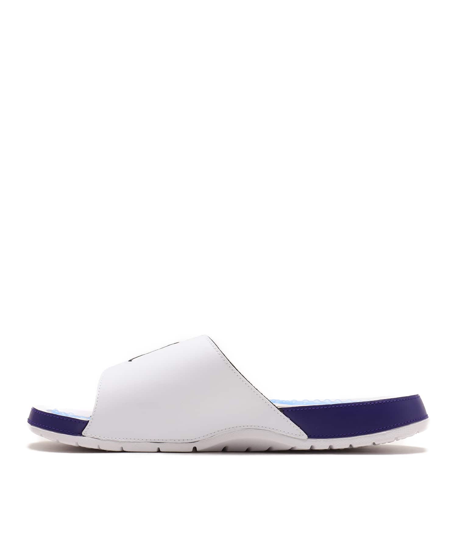 JORDAN BRAND JORDAN HYDRO V RETRO WHITE/BLACK-NEW EMERALD-GRAPE ICEの画像