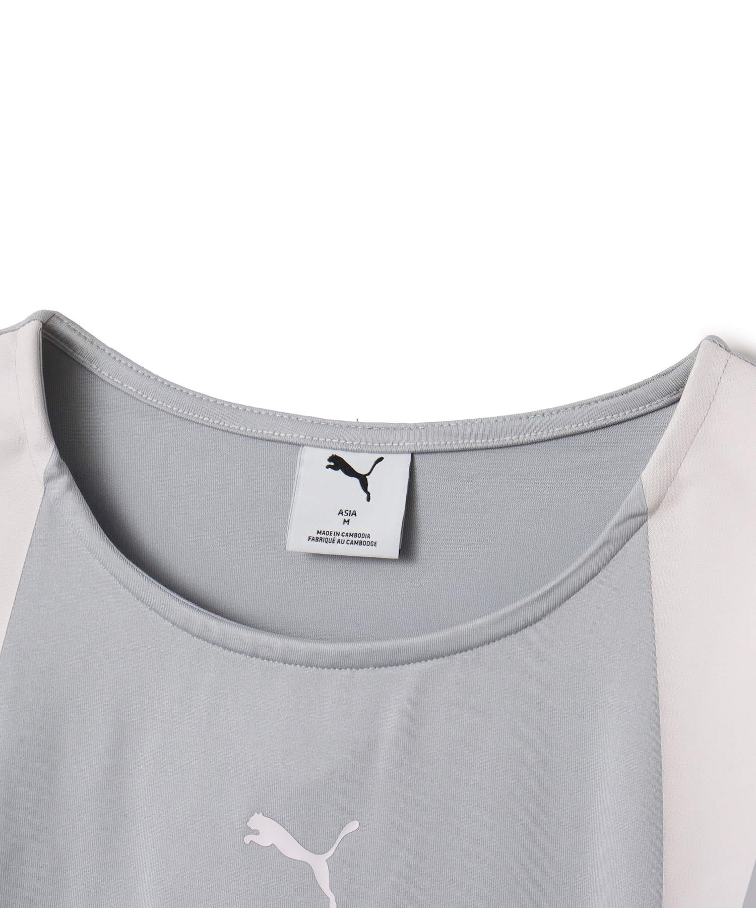 PUMA DARE TO LONG SLEEVE GRAPHIC TEE FLAT LIGHT GRAYの画像