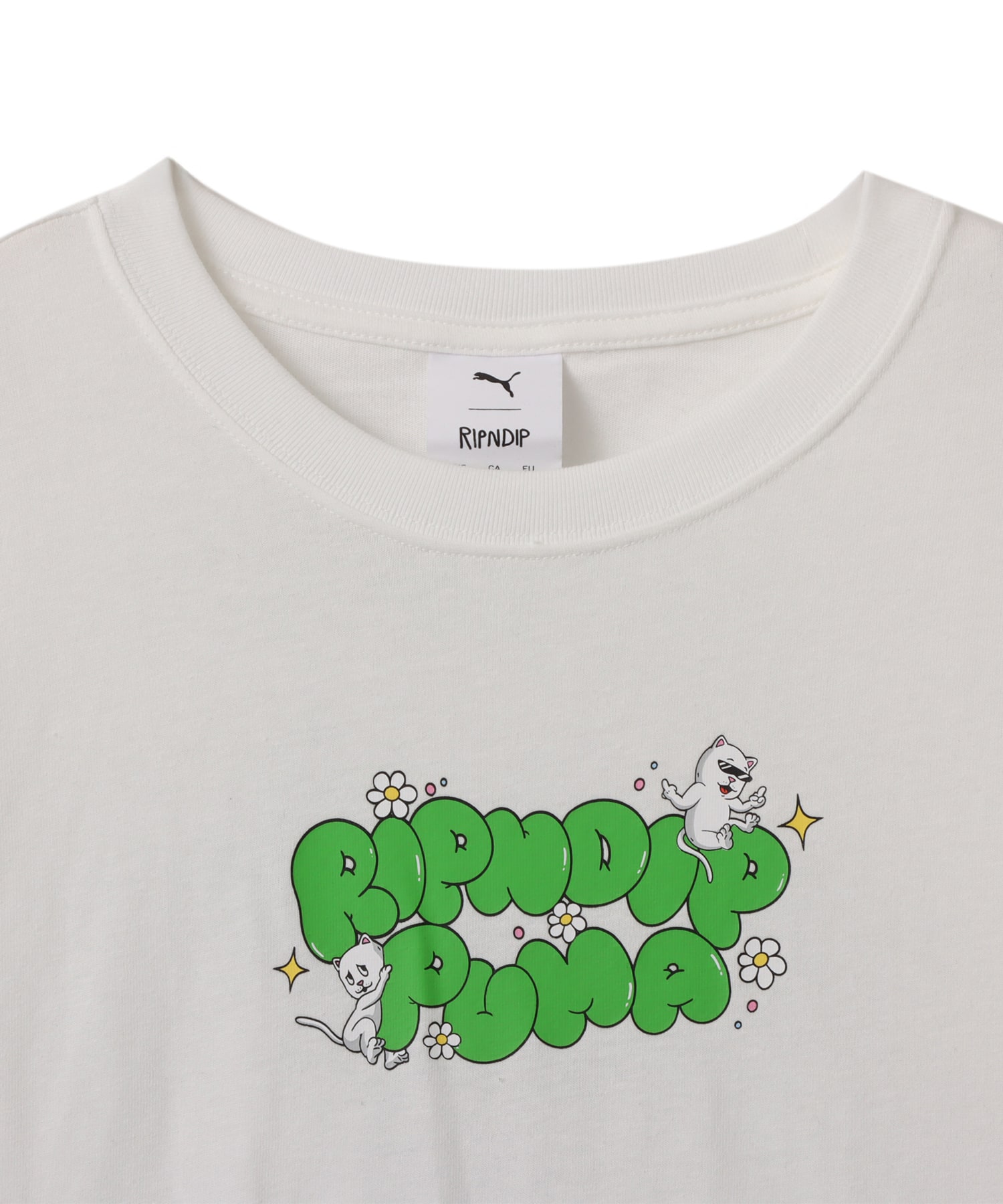 PUMA PUMA x RIPNDIP BOXY GRAPHIC TEE PUMA WHITEの画像