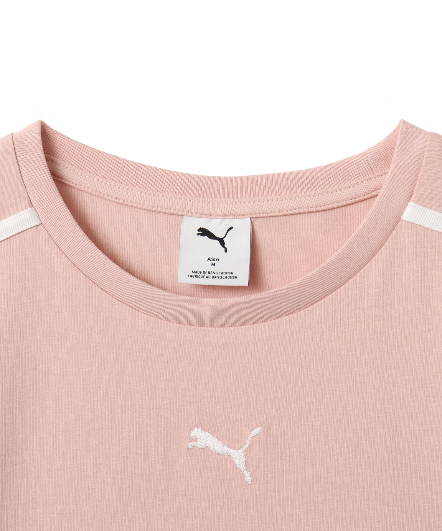 PUMA T7 MODERN DELIGHT SLIM SHORT TSHIRT ROSE QUARTZの画像