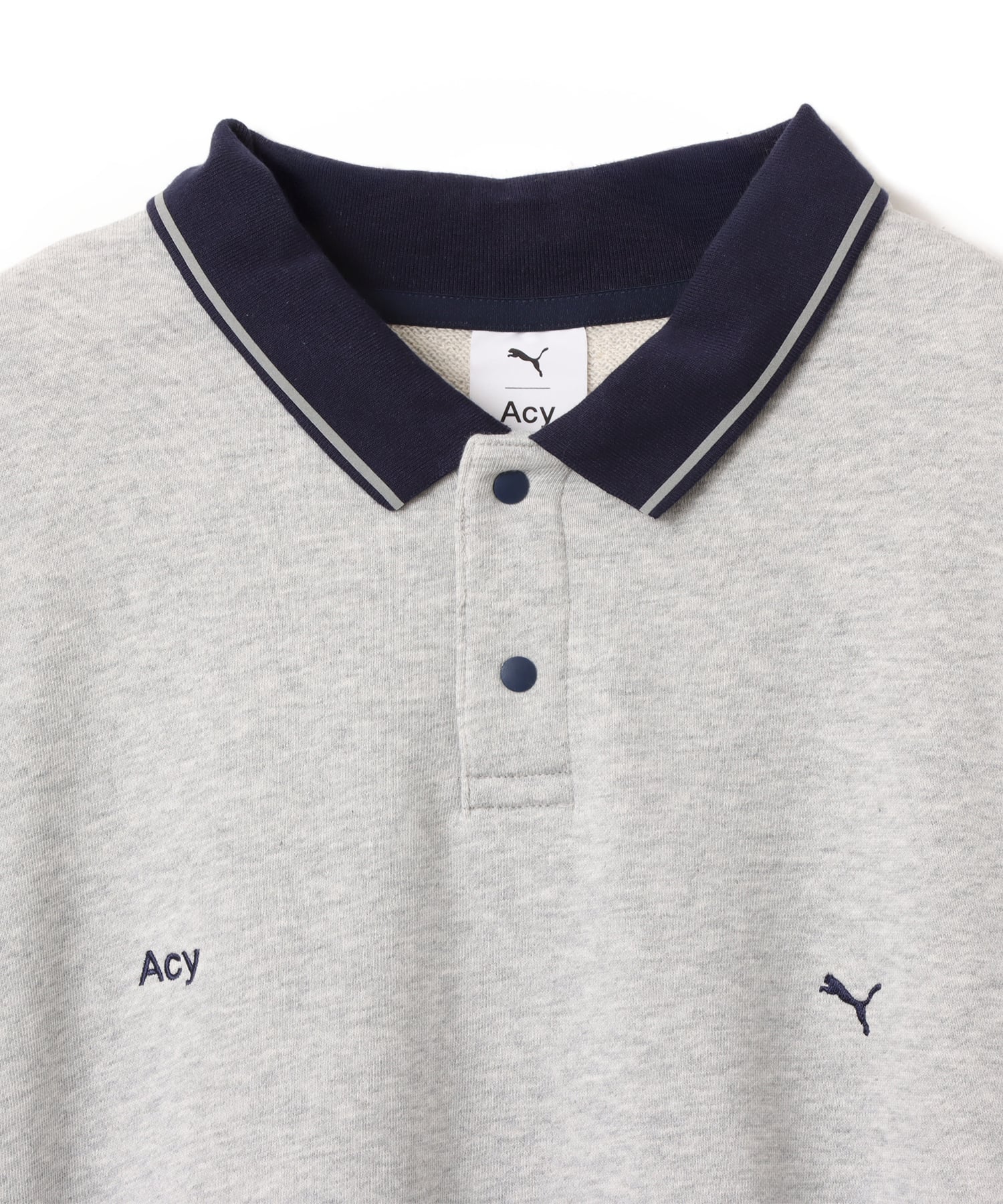 PUMA PUMA x ACY FOOTBALL SWEAT SHIRT LIGHT GRAY HEATHERの画像