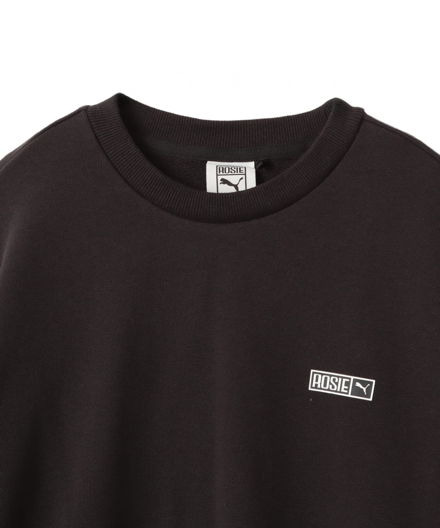 PUMA PUMA x ROSE OVERSIZED CREW TR PUMA BLACKの画像