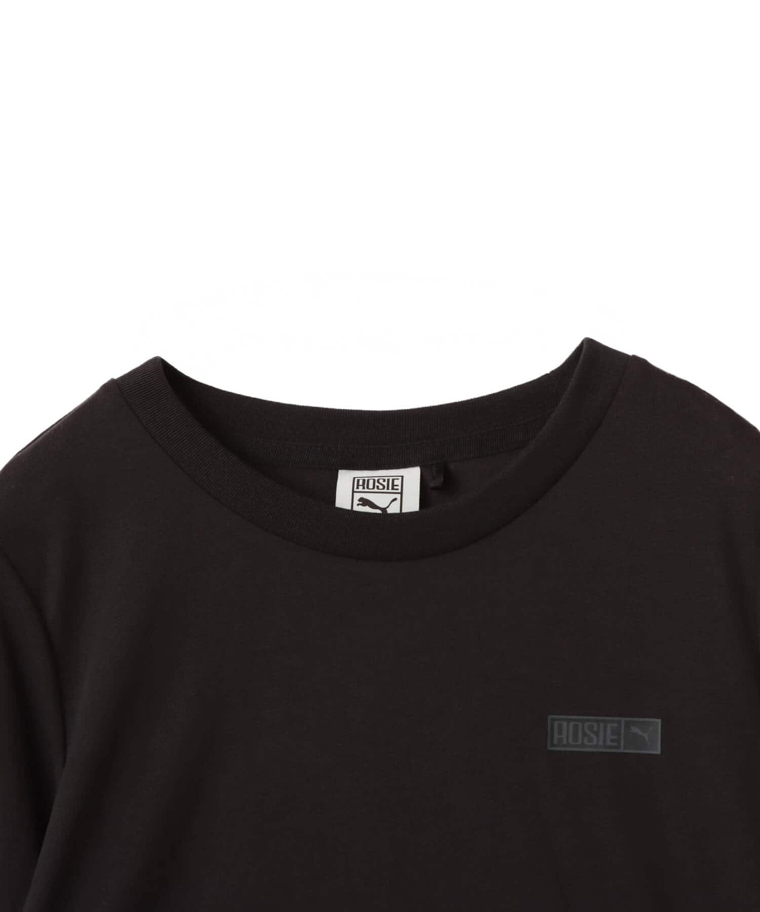 PUMA PUMA x ROSE SLIM LONGSLEEVE TEE PUMA BLACKの画像