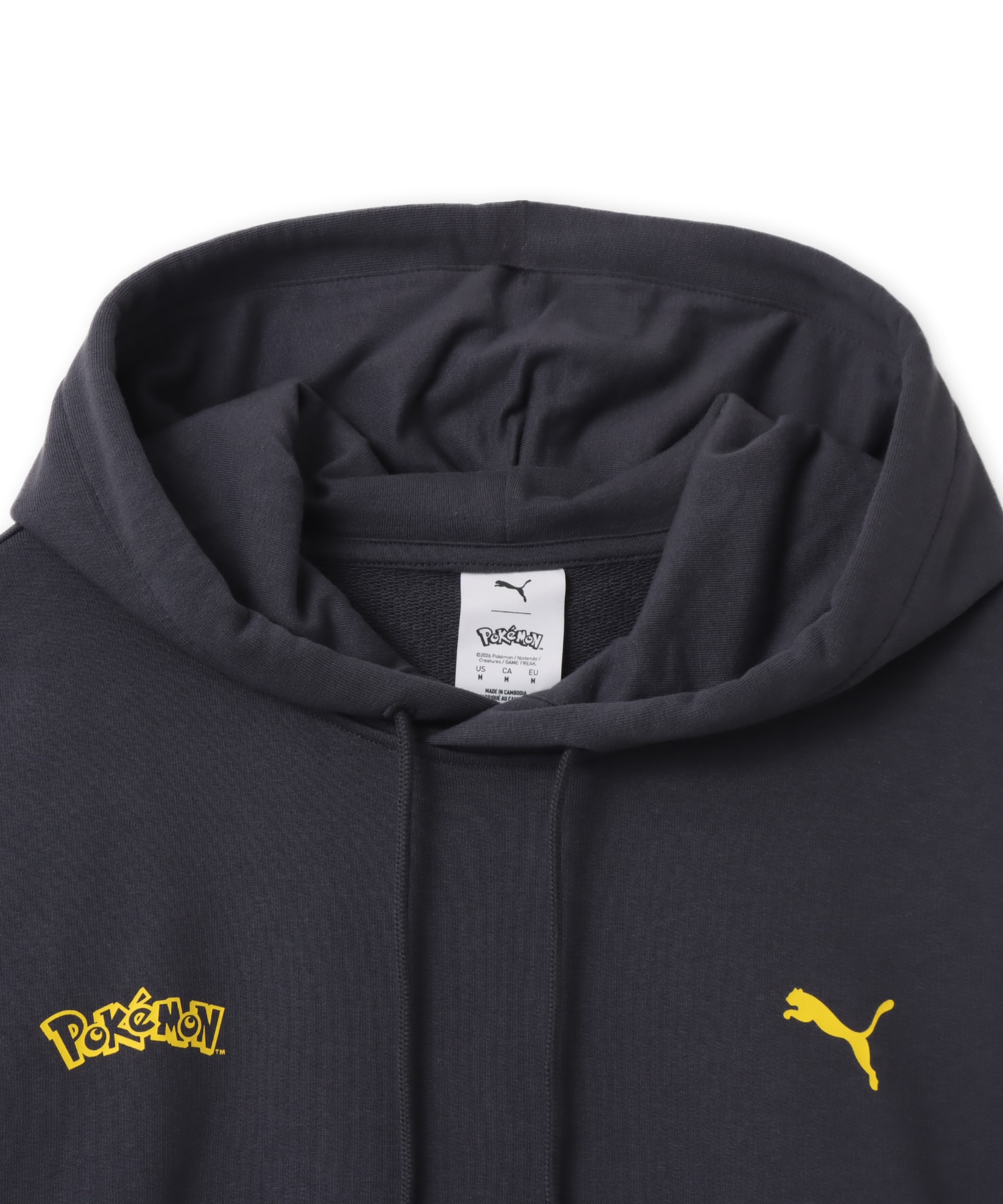 PUMA PUMA X POKEMON RELAXED GRAPHIC HOODIE TR STRONG GRAYの画像