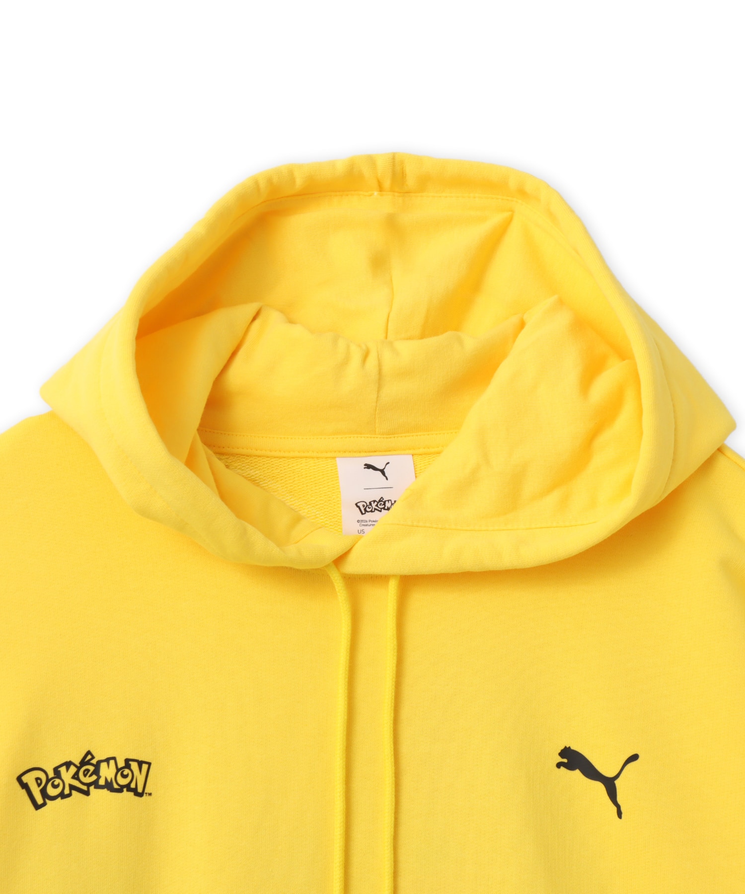 PUMA PUMA X POKEMON RELAXED GRAPHIC HOODIE TR ENERGIZING YELLOWの画像