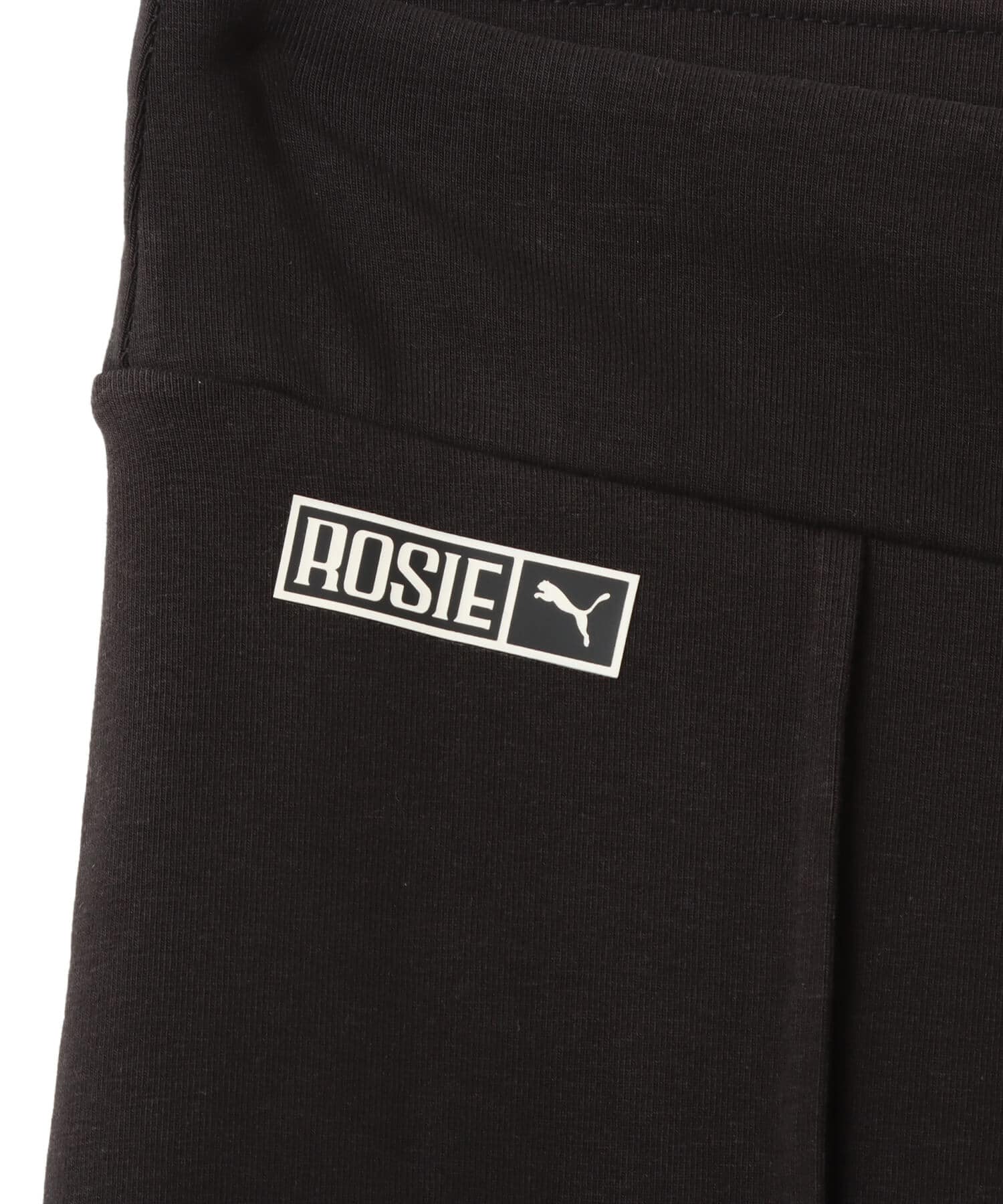 PUMA PUMA x ROSE SLIM PINTUCK FLARED LEGGINGS PUMA BLACKの画像