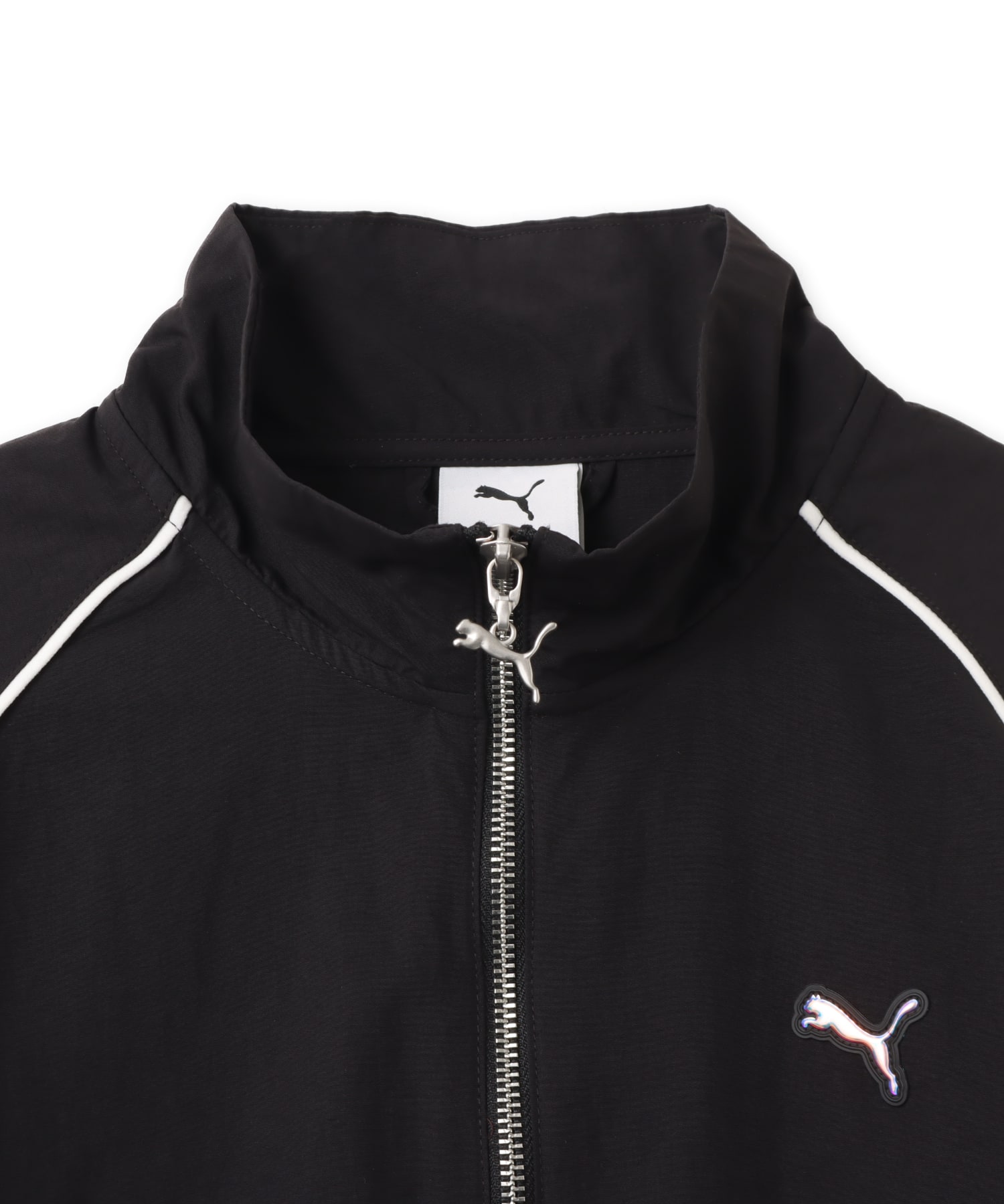 PUMA T7 BALLOON SLEEVE PIPING RELAXED WOVEN TRACK JACKET PUMA BLACKの画像
