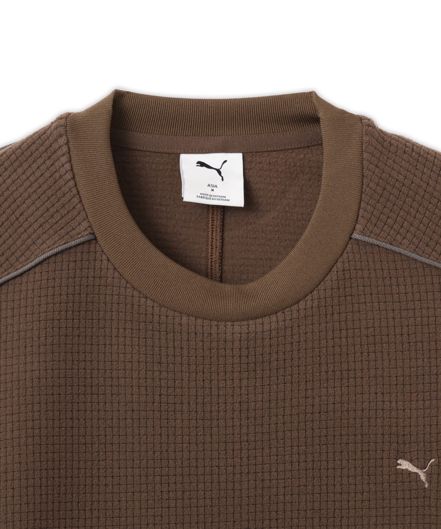 PUMA FLEECE OVERHEAD CHOCOLATEの画像