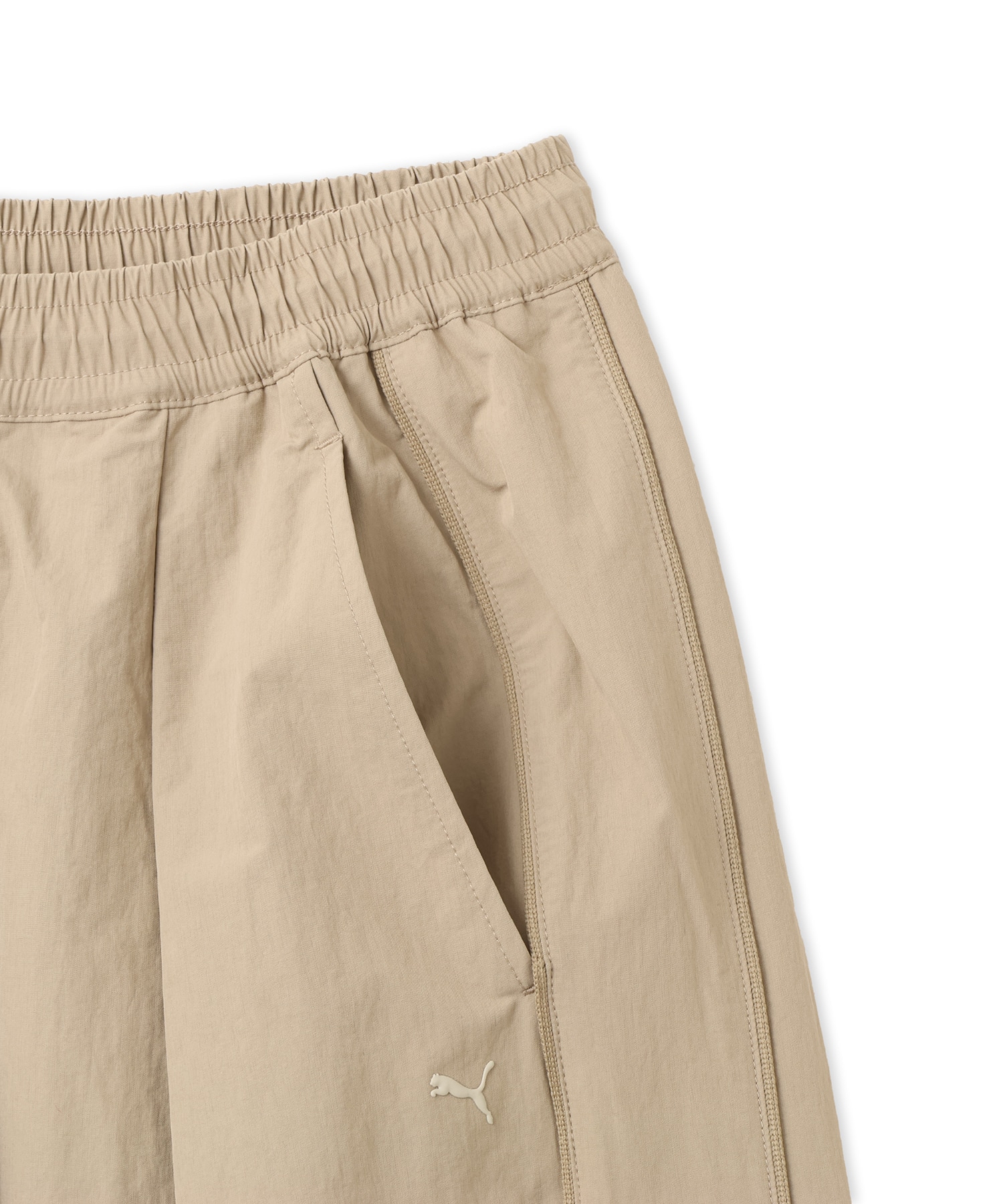 PUMA WASHER WOVEN LONG PANTS ICE COFFEEの画像