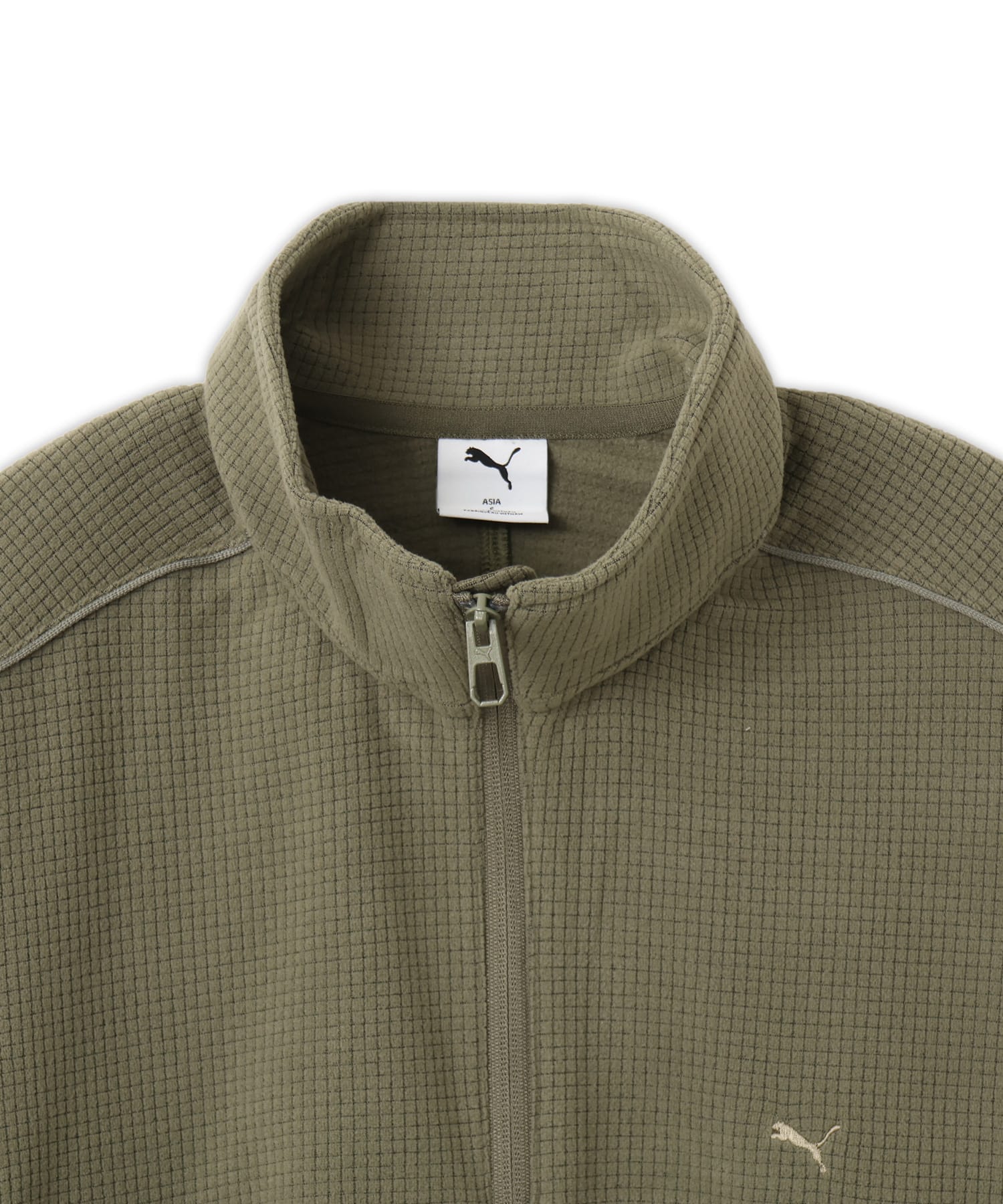 PUMA FLEECE ZIP-UP JACKET WS LODEN GREENの画像