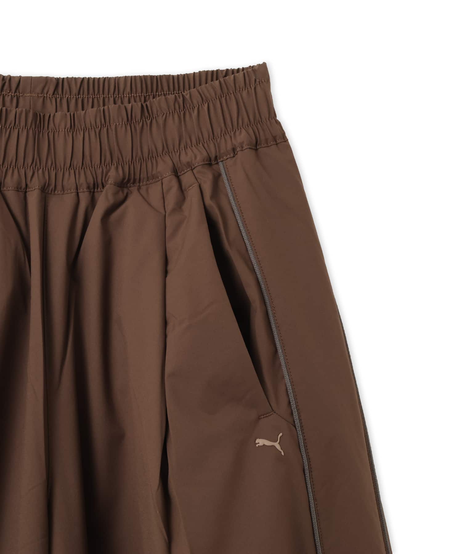 PUMA MATT TAFFETA THIN PADDED PANTS WS CHOCOLATEの画像