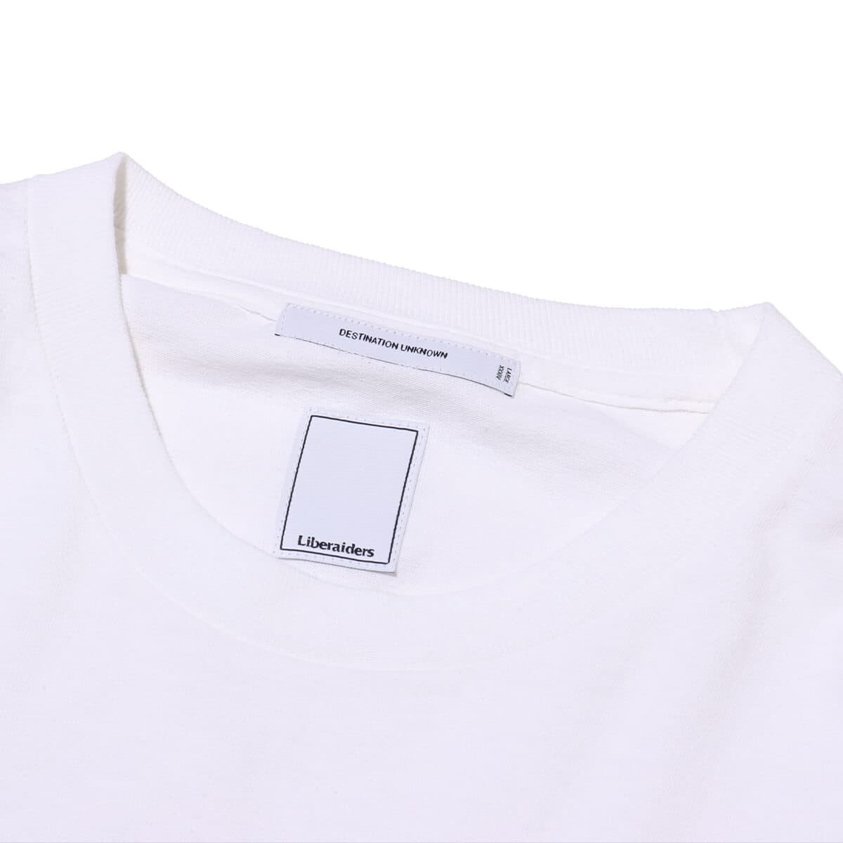 LIBERAIDERS SLEEVE LOGO L/S TEE WHITE 24SP-Iの画像