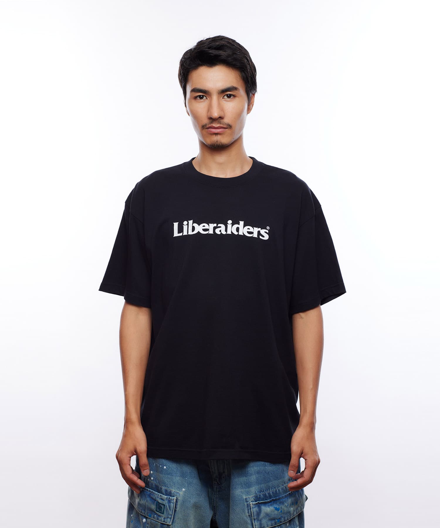 LIBERAIDERS OG LOGO TEE BLACKの画像