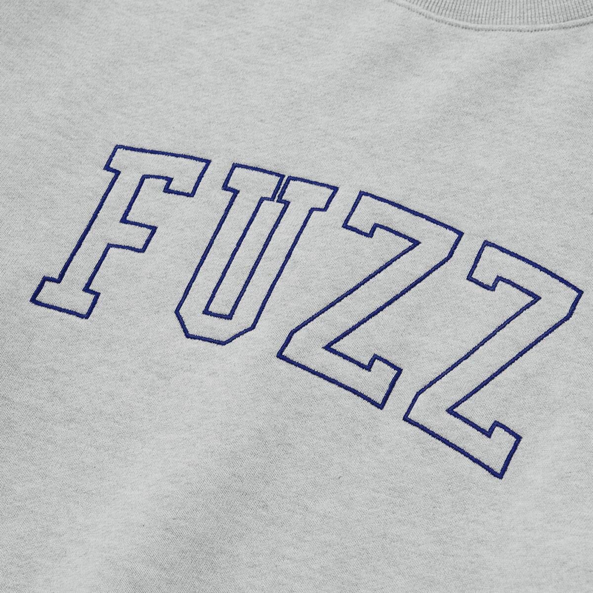 fuzz COLLEGE ARCH LOGO SWEATSHIRT GRAY 20HO-Iの画像