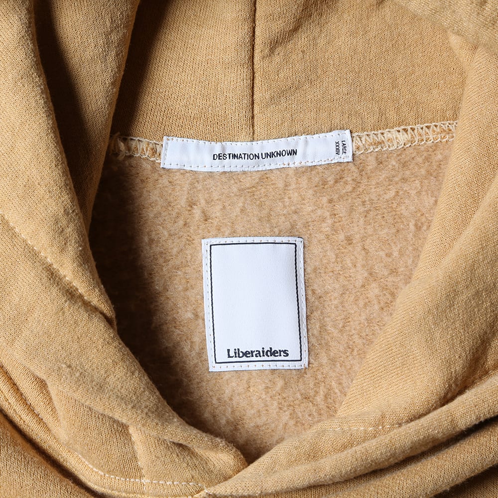 Liberaiders OG LOGO PULLOVER HOODIE BEIGE の画像