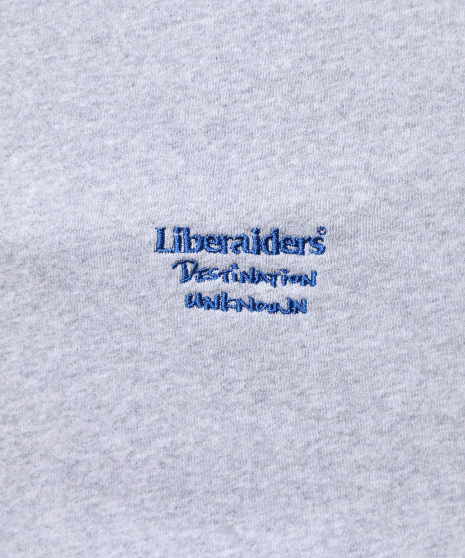 LIBERAIDERS FRENCH TERRY HOODIE GRAYの画像