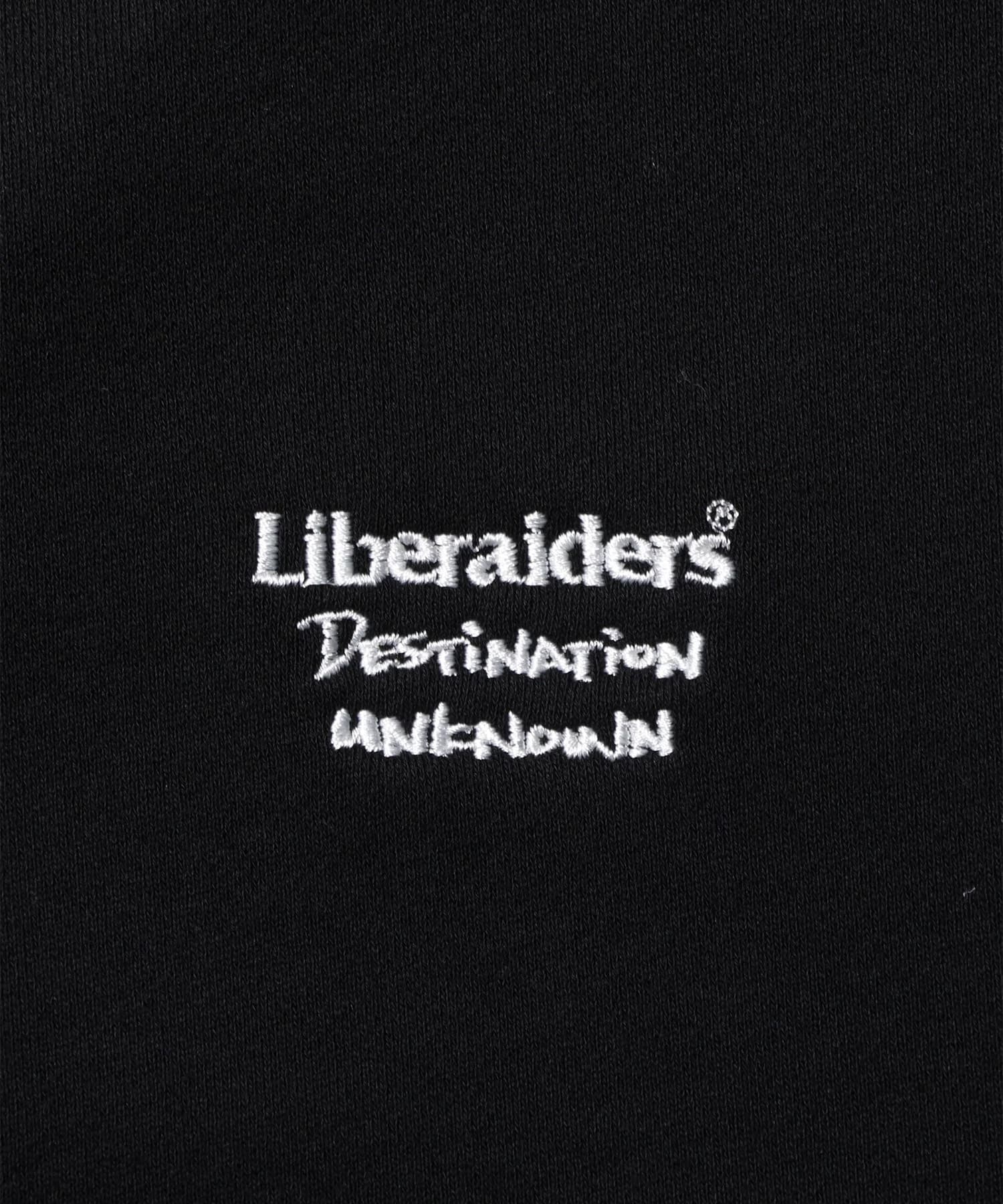 LIBERAIDERS FRENCH TERRY HOODIE BLACKの画像