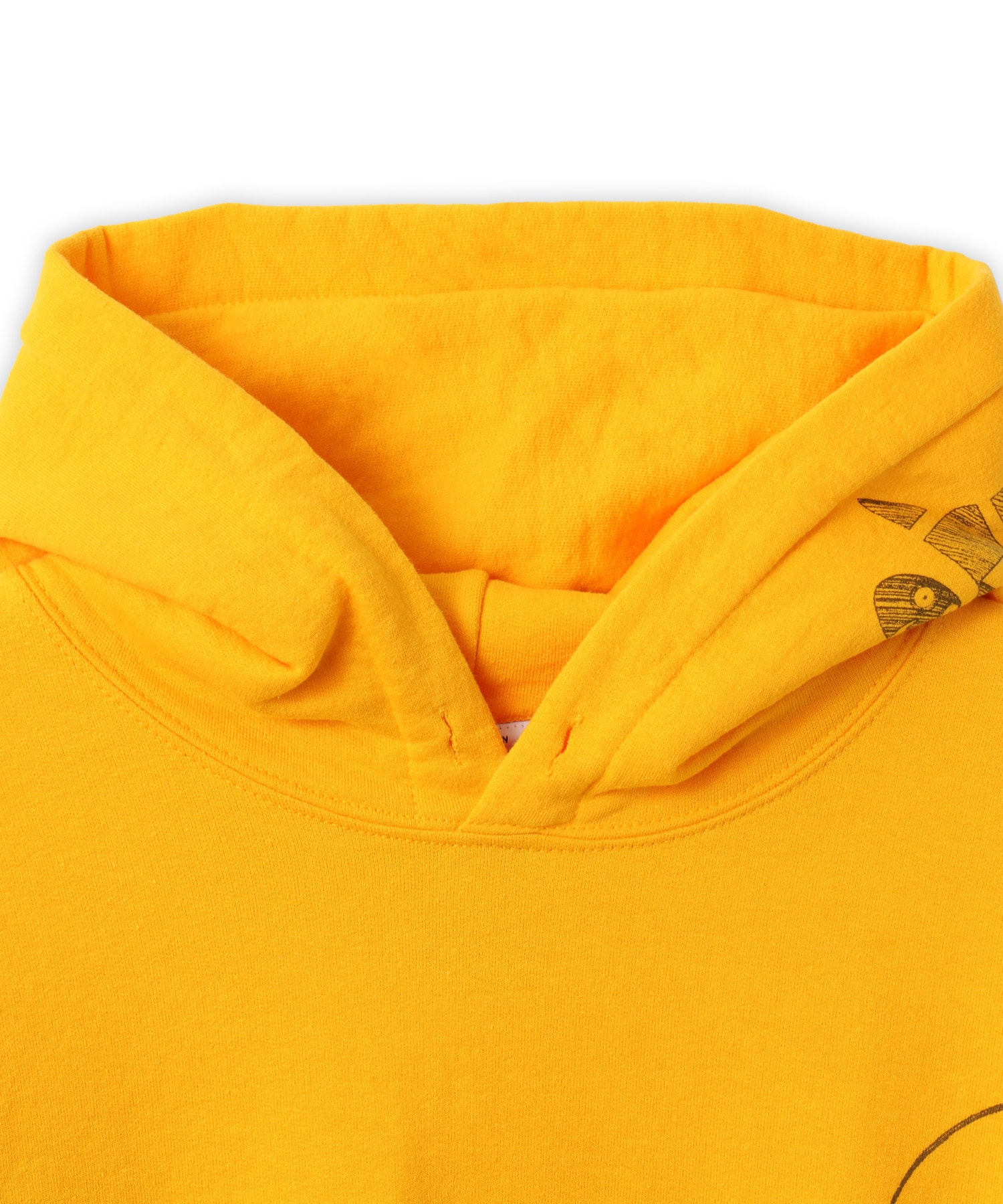 LIBERAIDERS HANDWRITING MULTI LOGO HOODIE YELLOWの画像