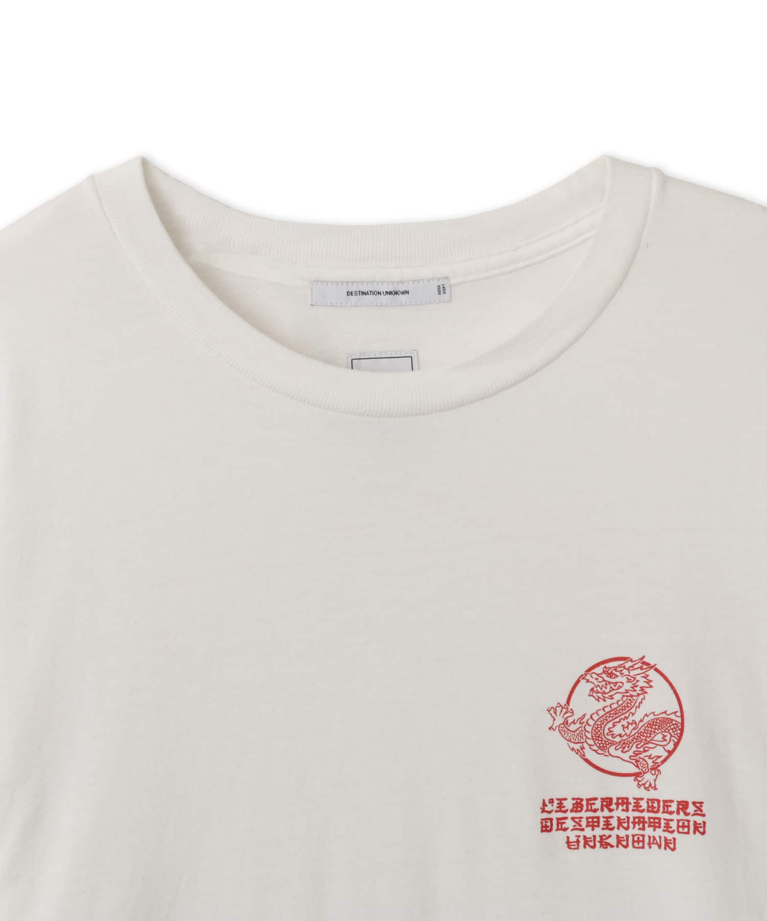 LIBERAIDERS DRAGON L/S TEE WHITEの画像