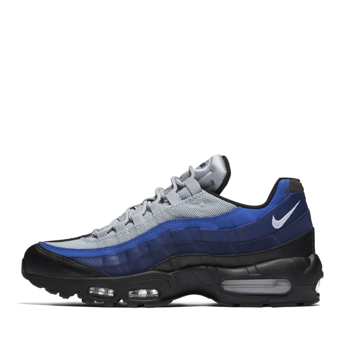 nike air max 95 blue and black