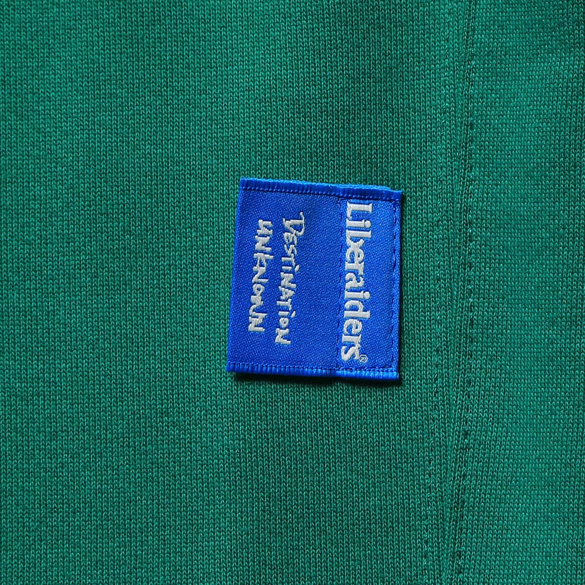 LIBERAIDERS HEAVY WEIGHT FLEECE HOODIE GREEN 23FA-Iの画像