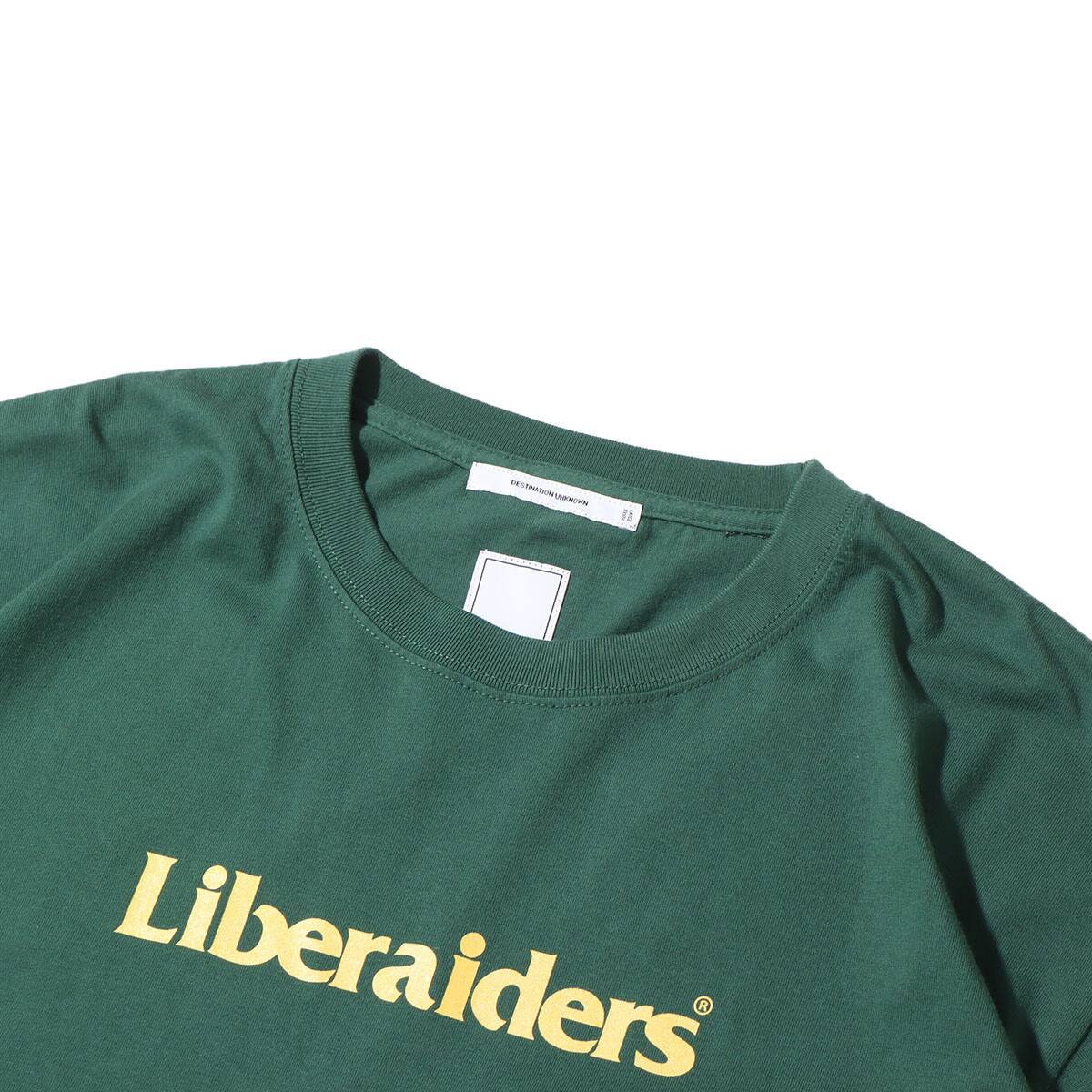 LIBERAIDERS OG LOGO TEE GREEN の画像