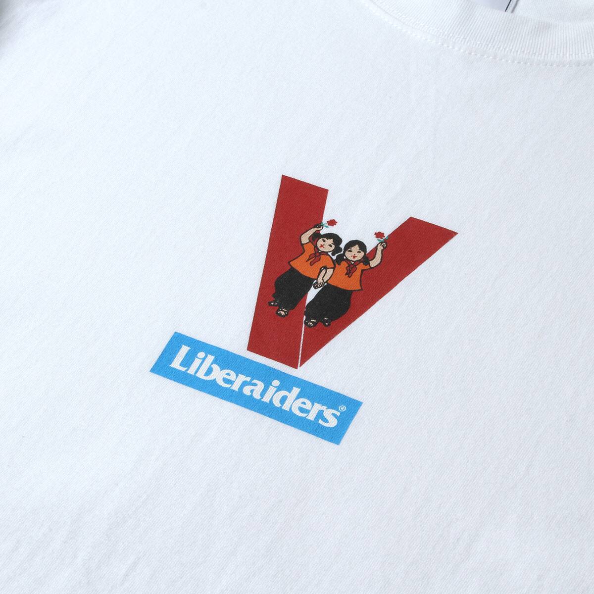 LIBERAIDERS VICTORY TEE WHITE 20SP-Iの画像