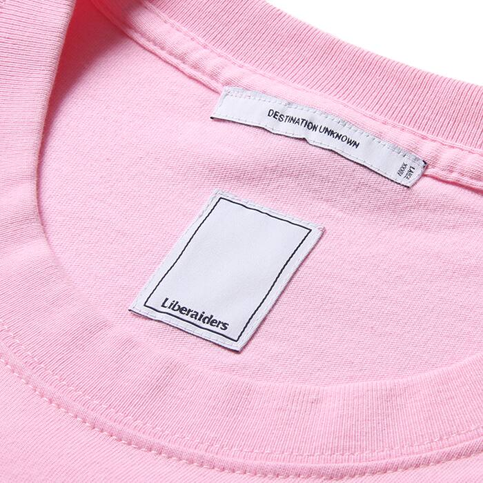 LIBERAIDERS IDEOLOGIE TEE PINK 19FW-Iの画像