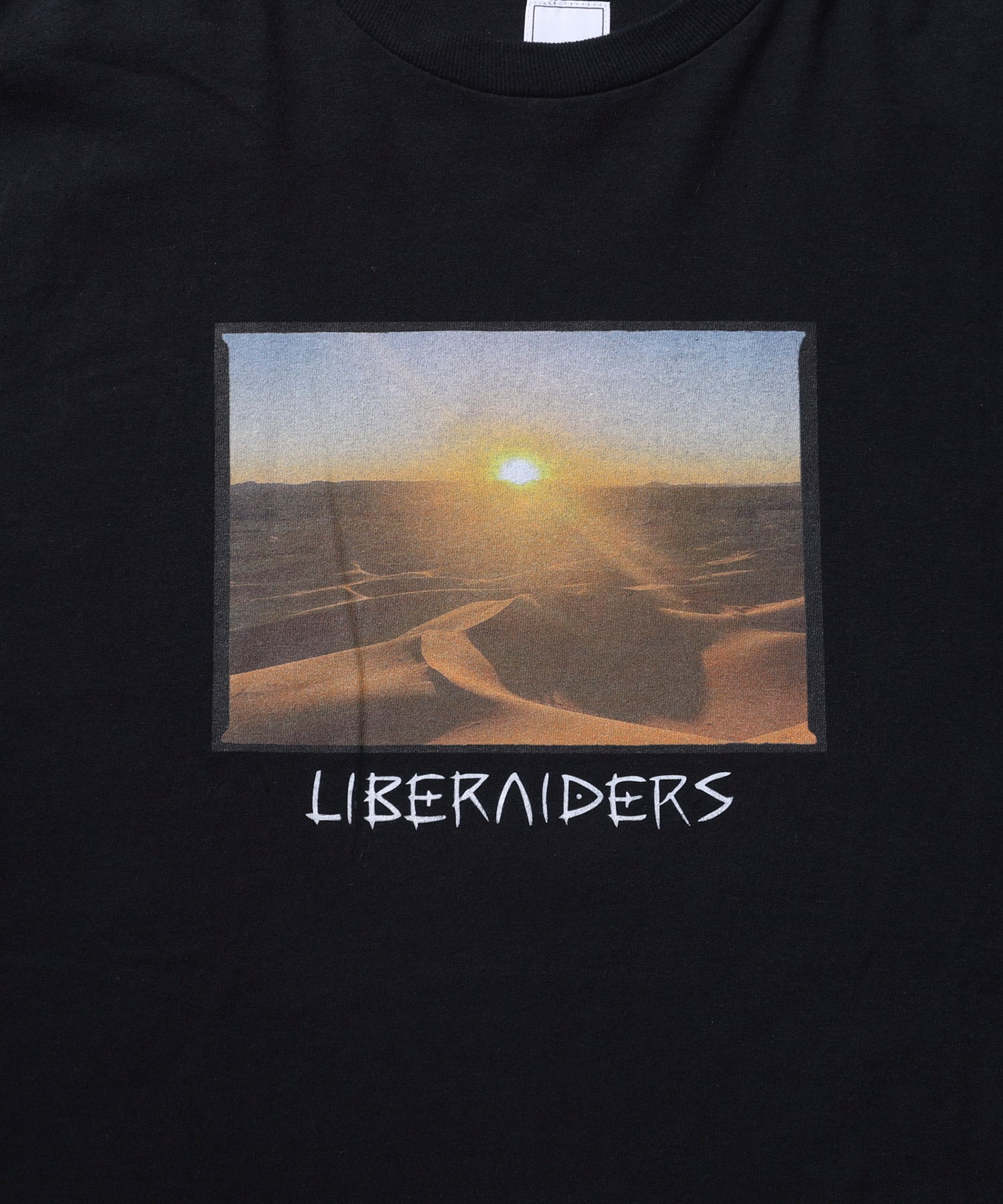 LIBERAIDERS LBRDRS LOGO L/S TEE BLACKの画像