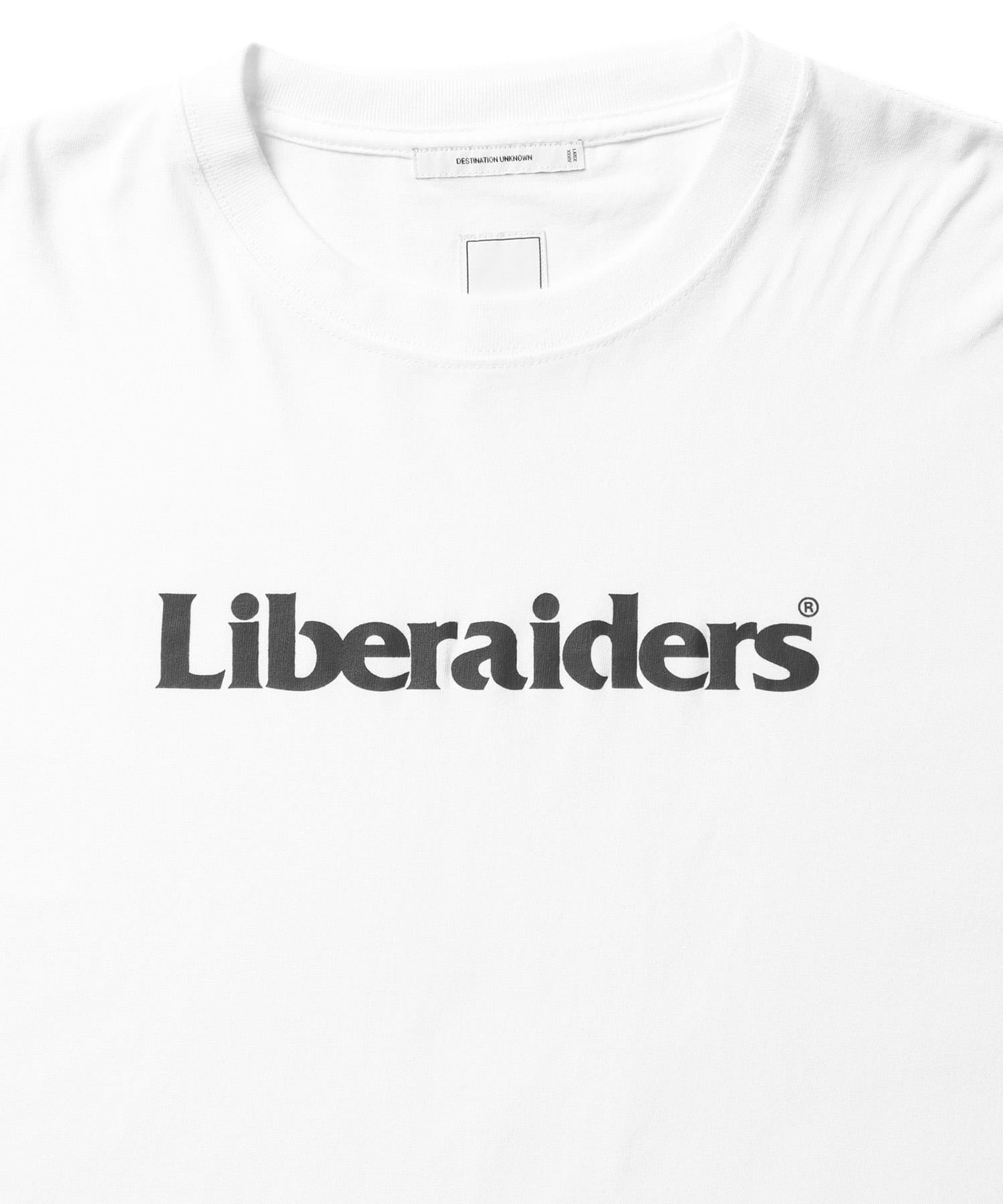 LIBERAIDERS OG LOGO TEE WHITEの画像