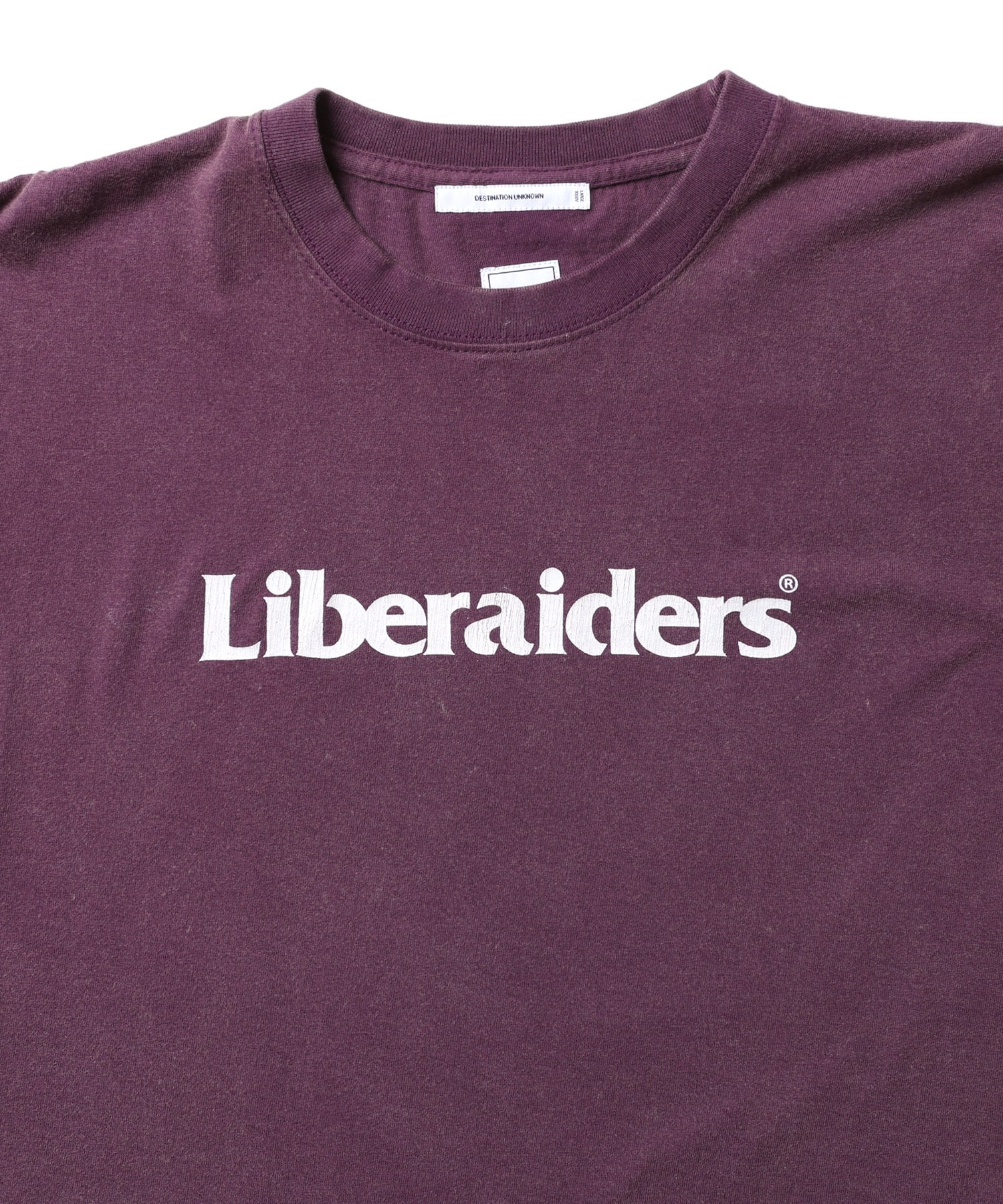 LIBERAIDERS OG LOGO TEE PURPLEの画像
