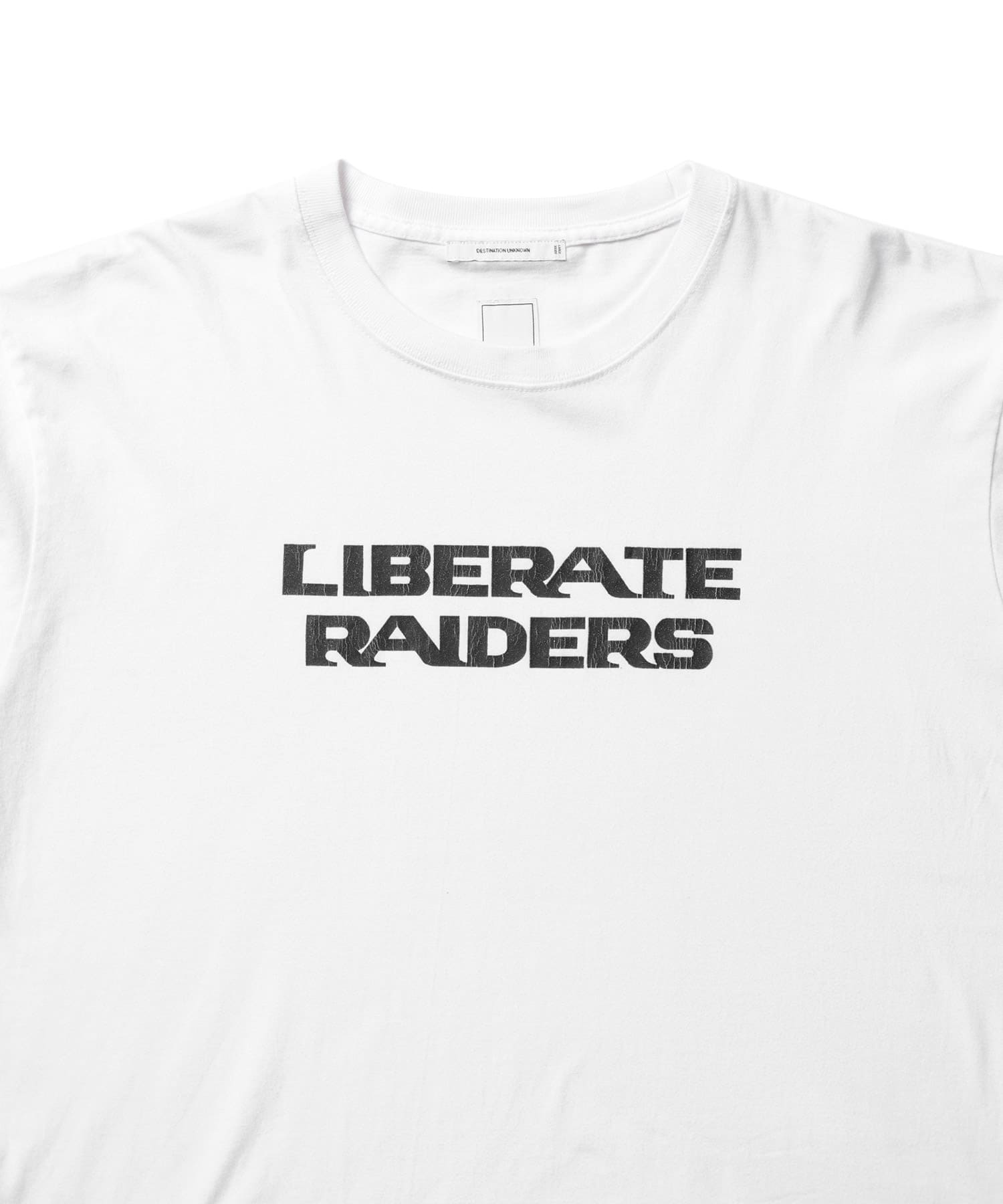 LIBERAIDERS LR LOGO TEE WHITEの画像