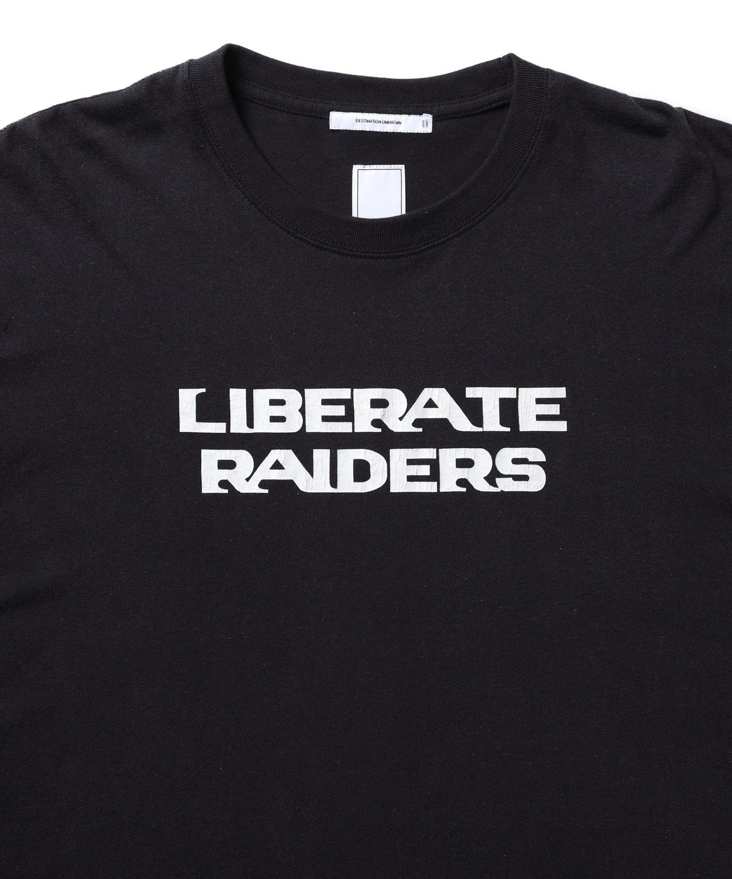 LIBERAIDERS LR LOGO TEE BLACKの画像