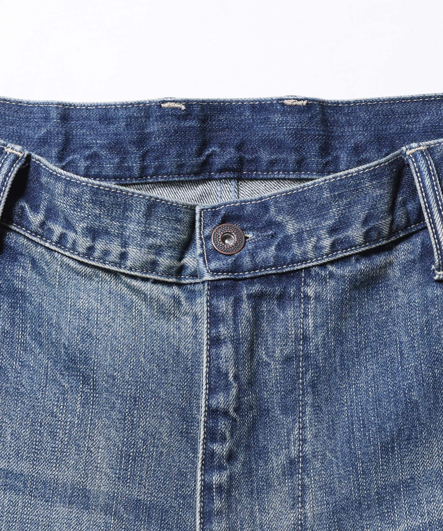 LIBERAIDERS DENIM CARGO PANTS BLUEの画像