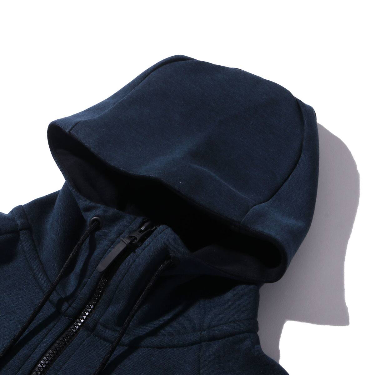 NIKE AS M NSW TCH FLC WR HOODIE FZ DEEP JUNGLE/HTR/BLACK 18SU-Iの画像