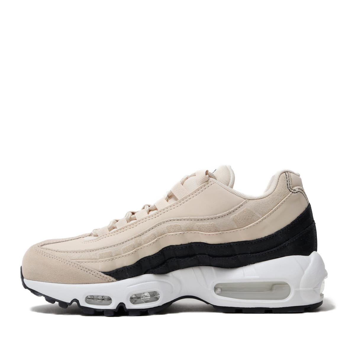 NIKE WMNS AIR MAX 95 PRM LIGHT CREAM/OIL GREY-SUMMIT WHITE ...